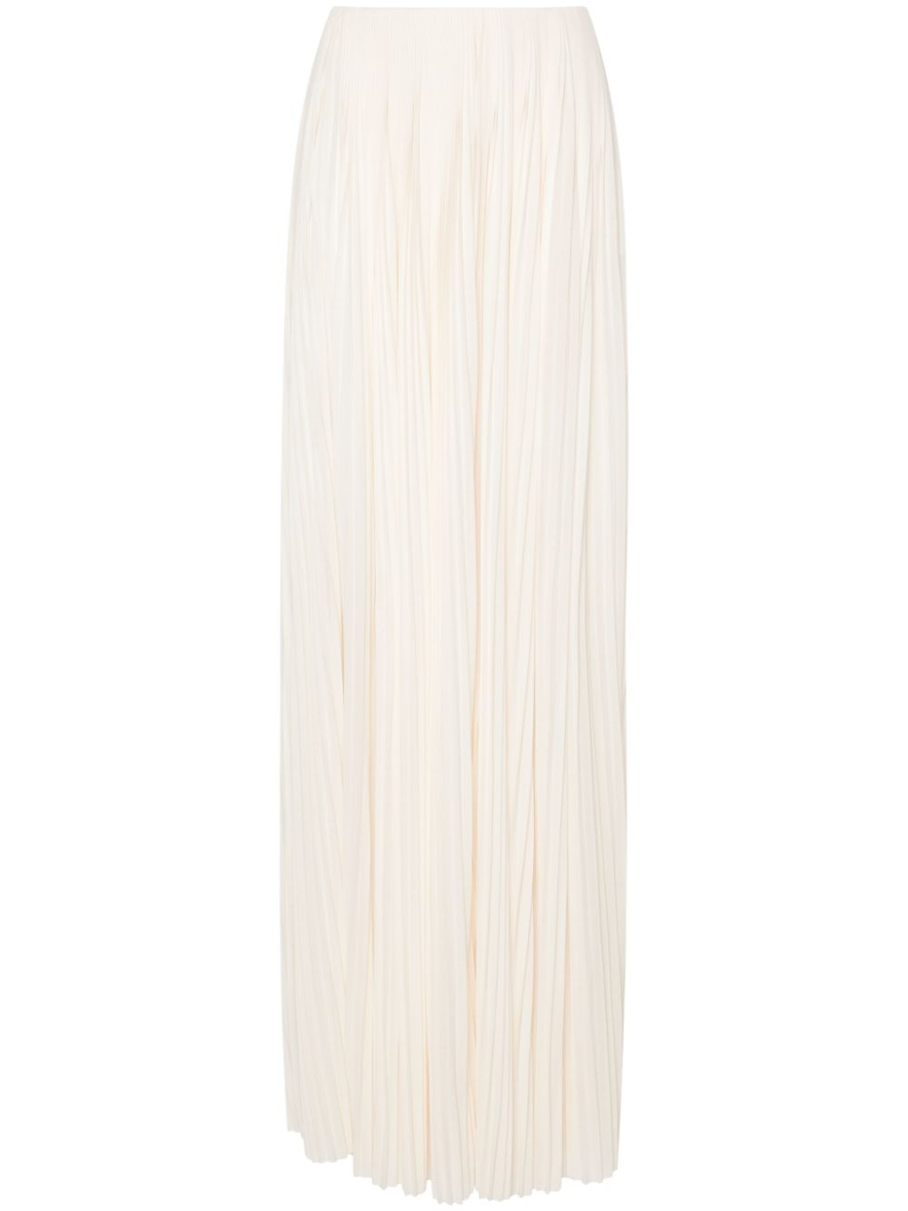 Saint Laurent pleated maxi skirt - Neutrals von Saint Laurent