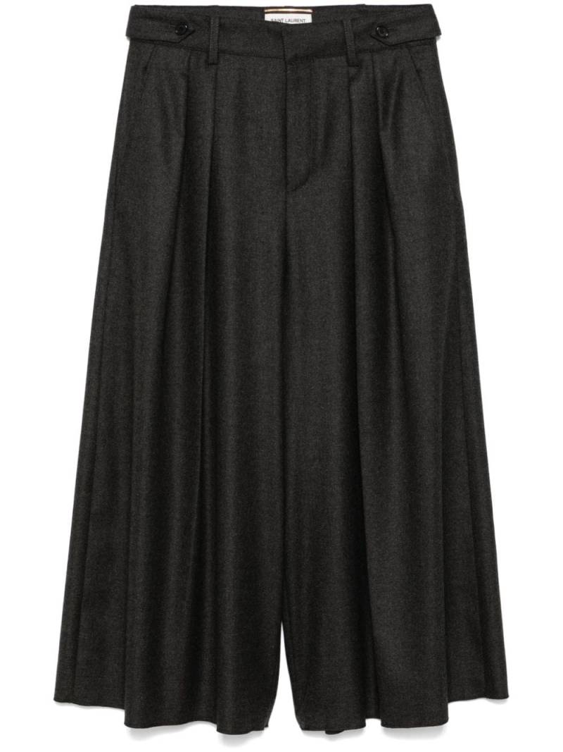 Saint Laurent pleated trousers - Grey von Saint Laurent