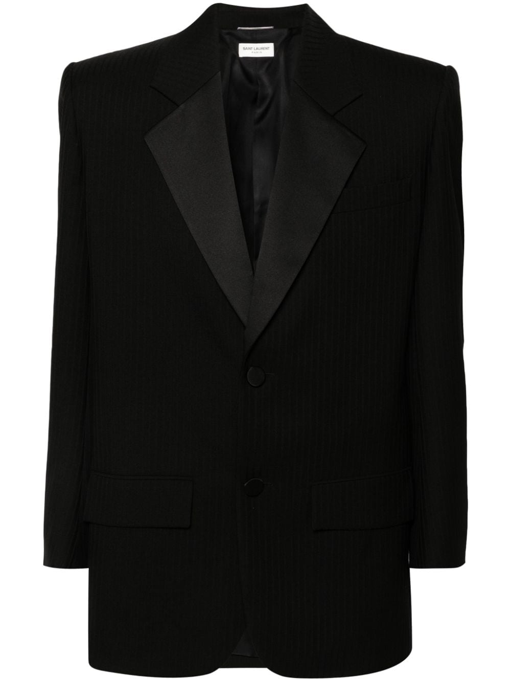 Saint Laurent striped blazer - Black von Saint Laurent