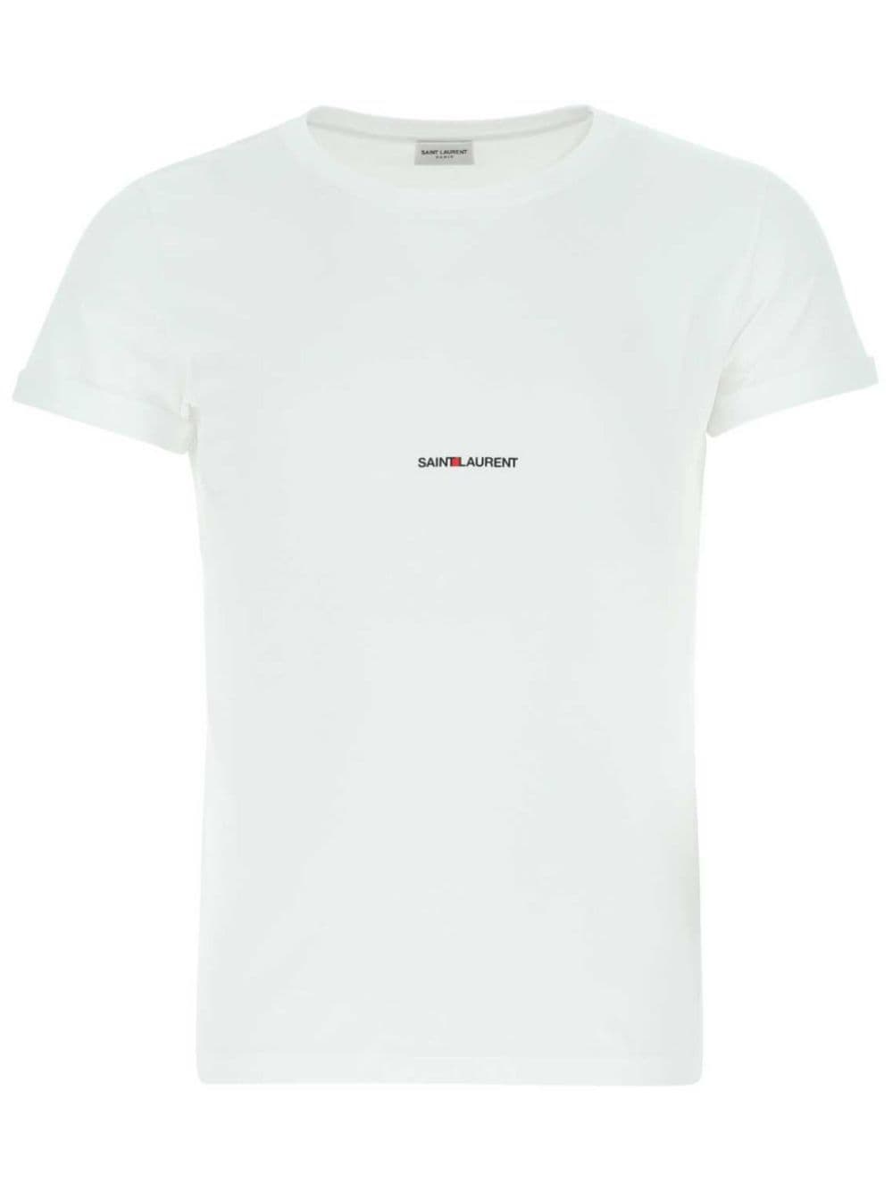 Saint Laurent logo print T-shirt - White von Saint Laurent