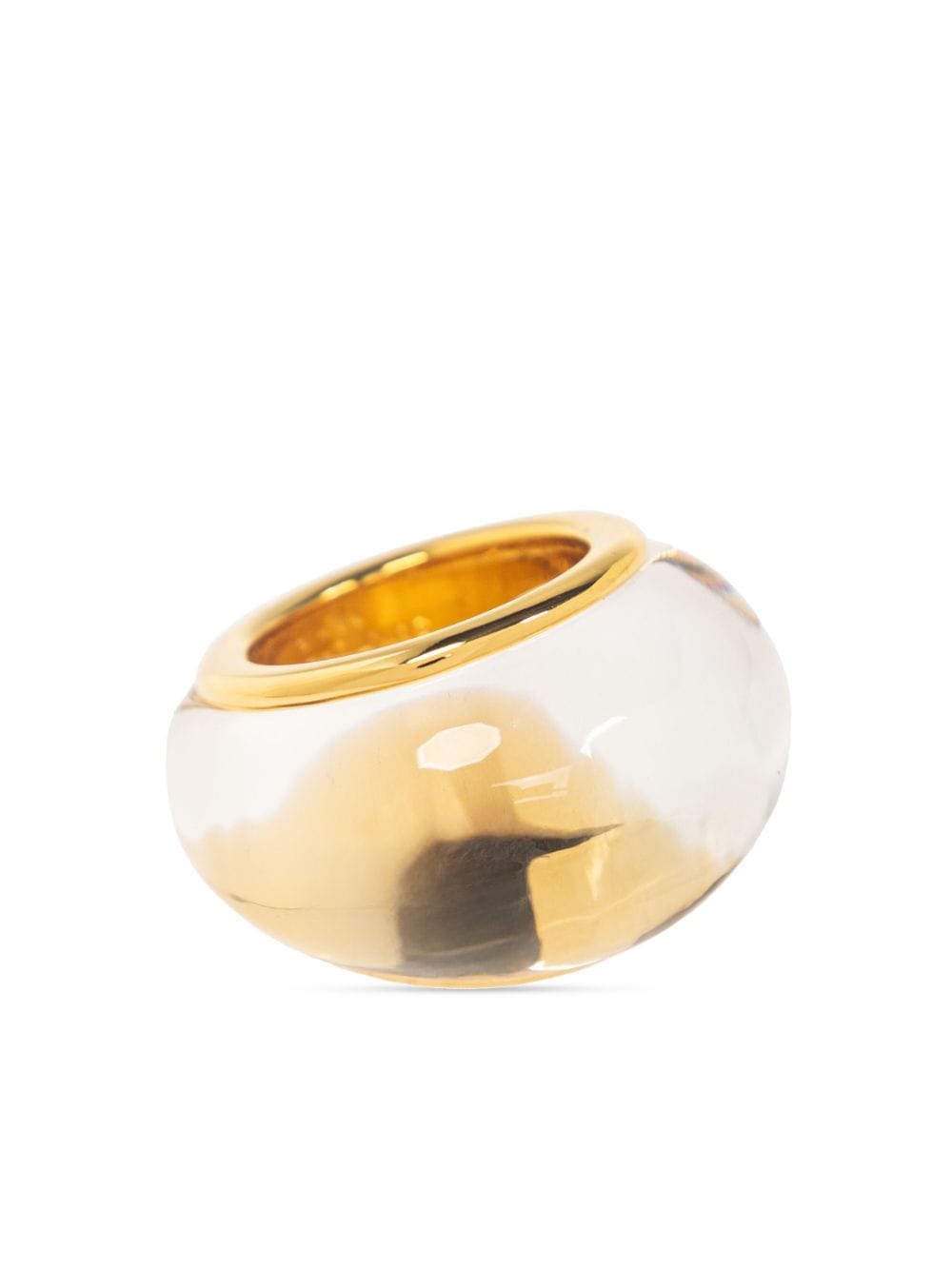 Saint Laurent sculpted ring - Gold von Saint Laurent