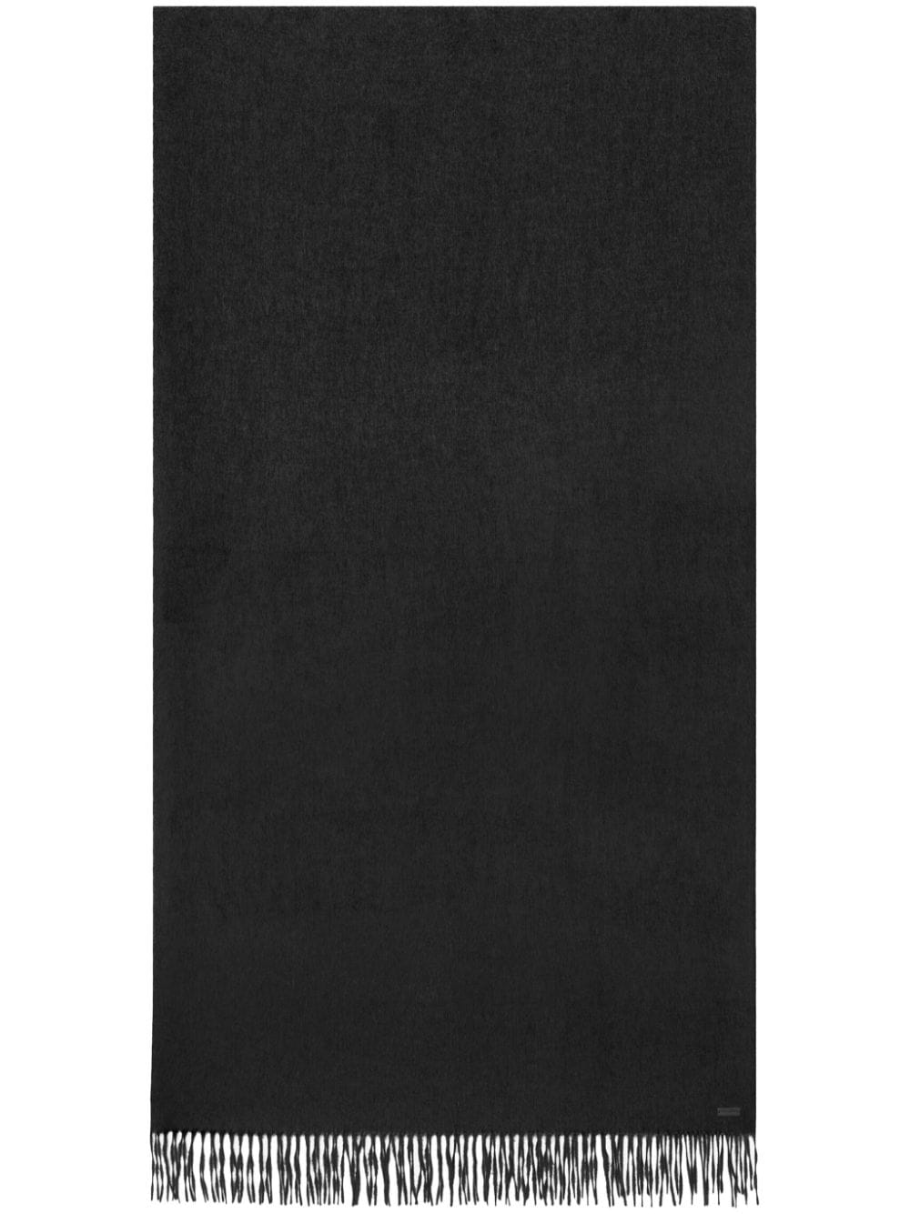 Saint Laurent silk-cashmere scarf - Black von Saint Laurent