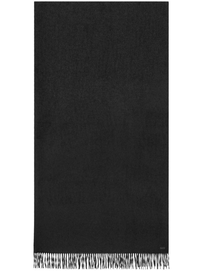 Saint Laurent silk-cashmere scarf - Black von Saint Laurent