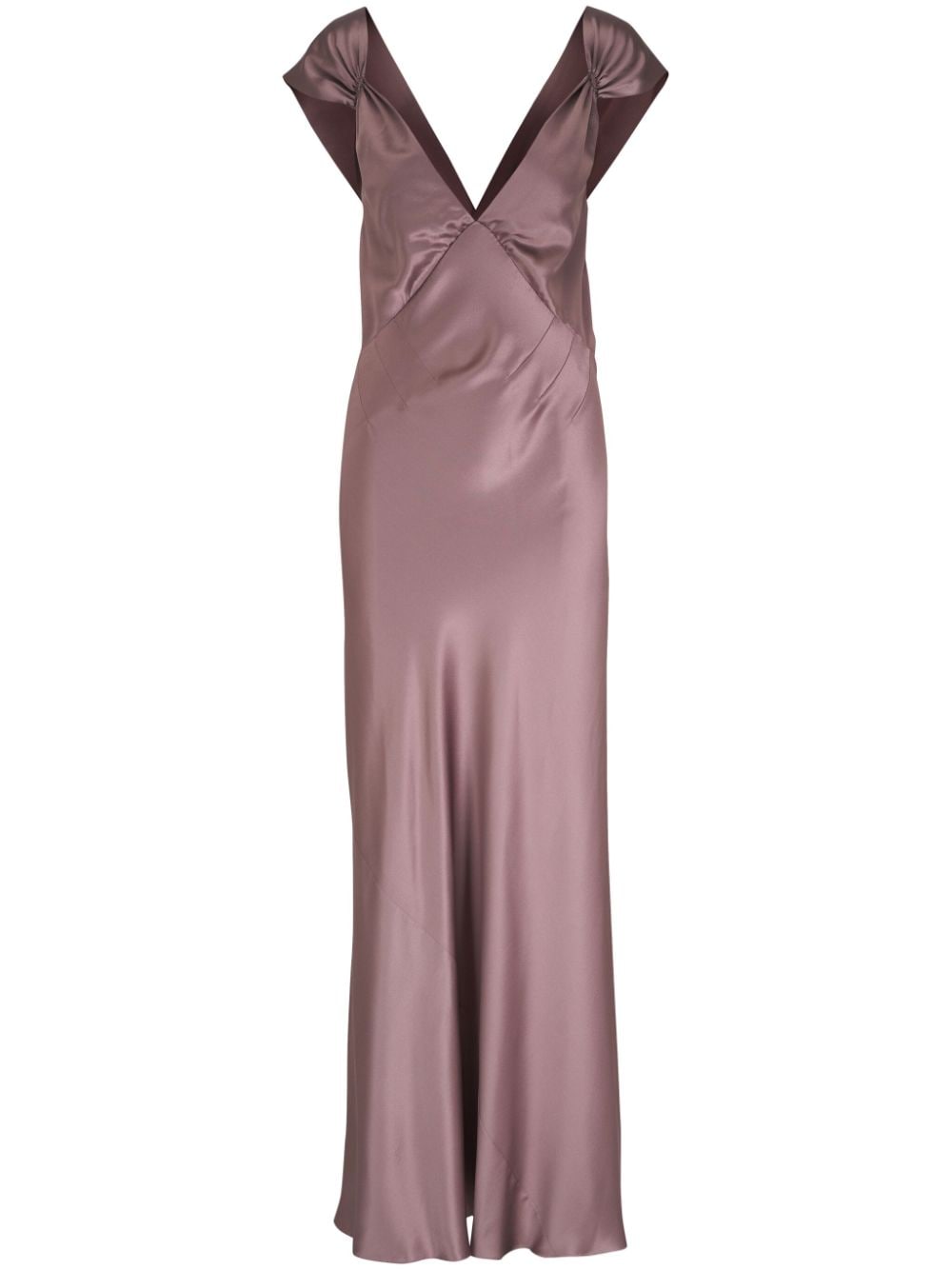 Saint Laurent silk maxi dress - Pink von Saint Laurent