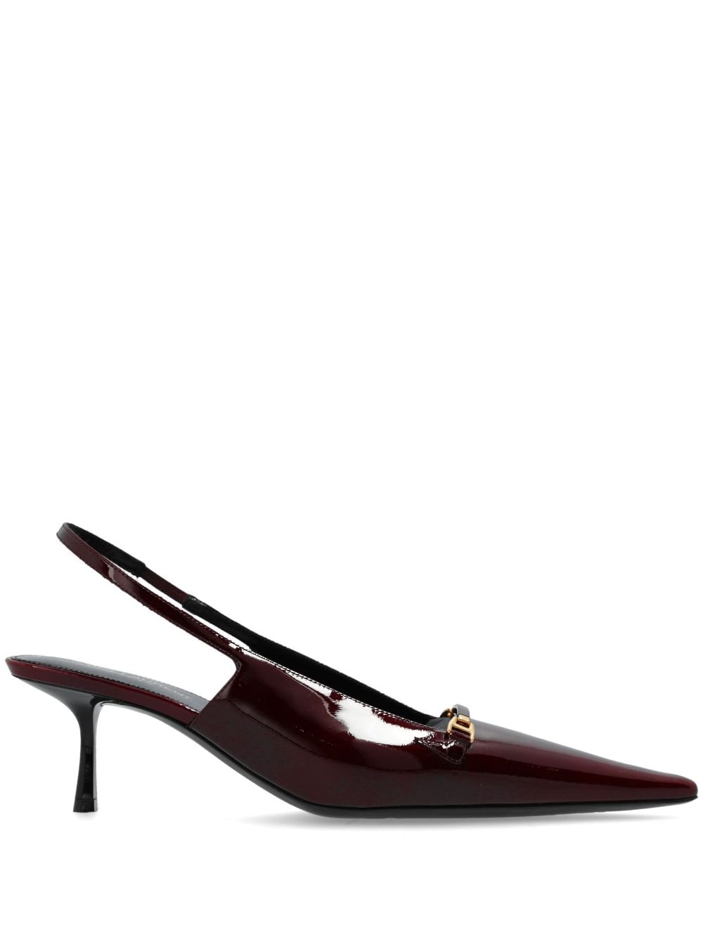 Saint Laurent slingback 60mm patent-leather pumps - Red von Saint Laurent