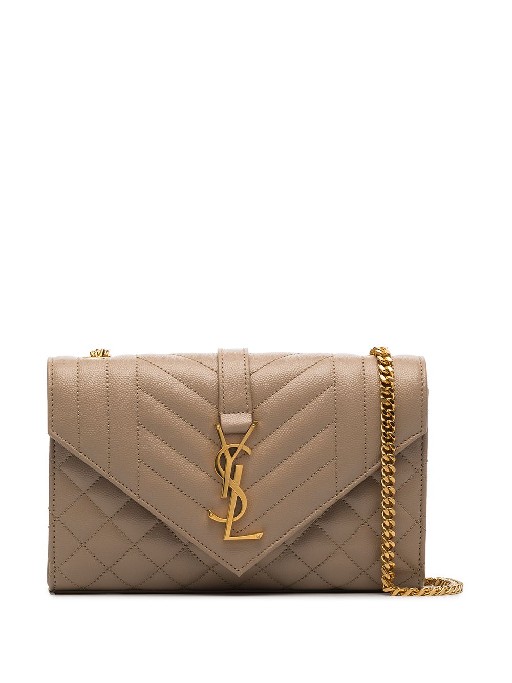 Saint Laurent small Envelope shoulder bag - Neutrals von Saint Laurent