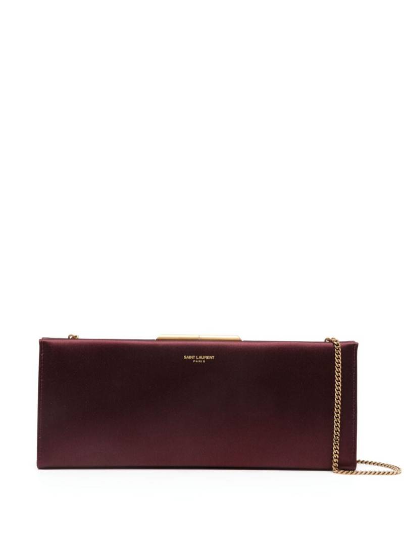 Saint Laurent small Midnight clutch bag - Red von Saint Laurent