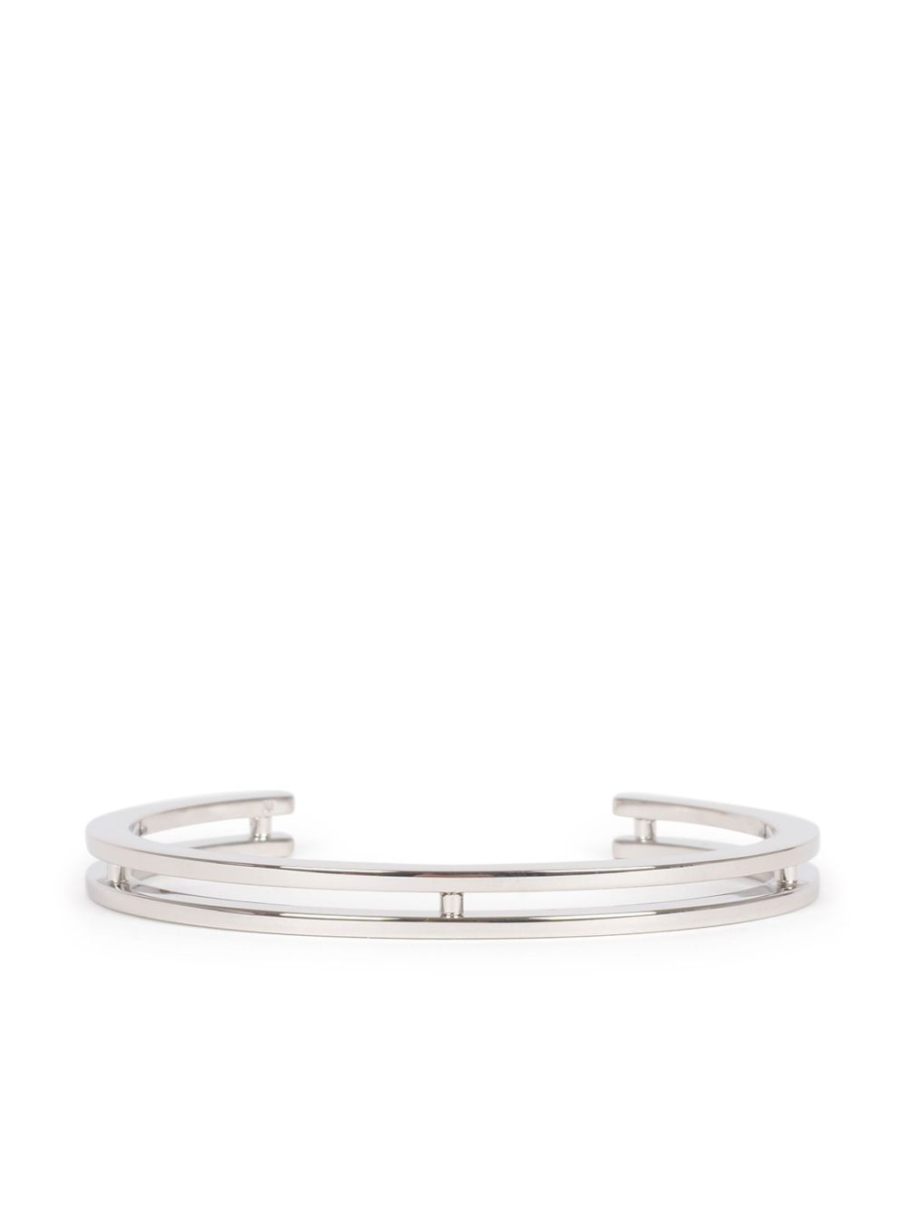 Saint Laurent stacked cuff bracelet - Silver von Saint Laurent