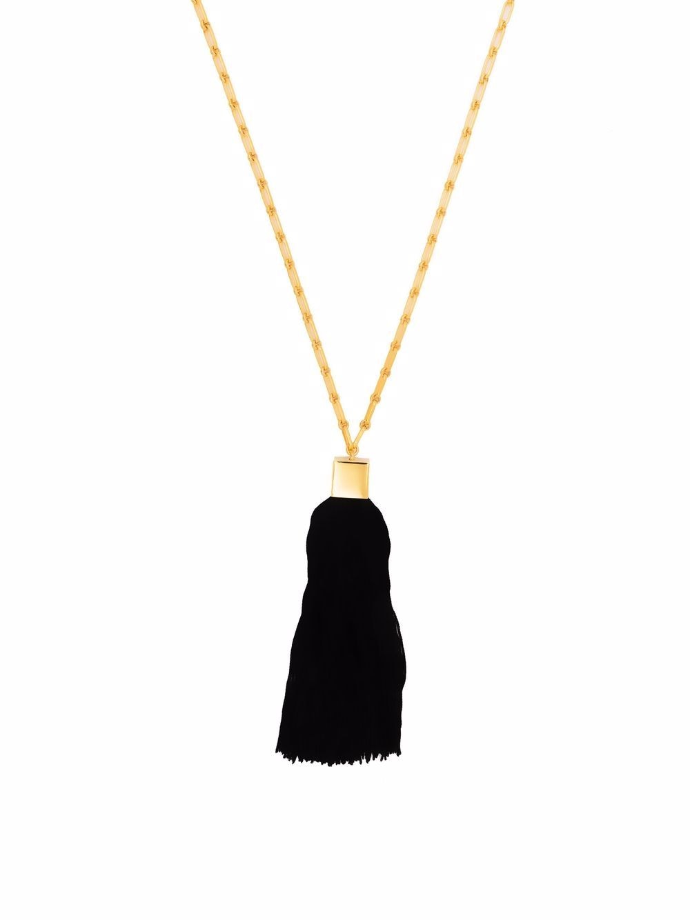 Saint Laurent tassel-trim chain-link necklace - Gold von Saint Laurent