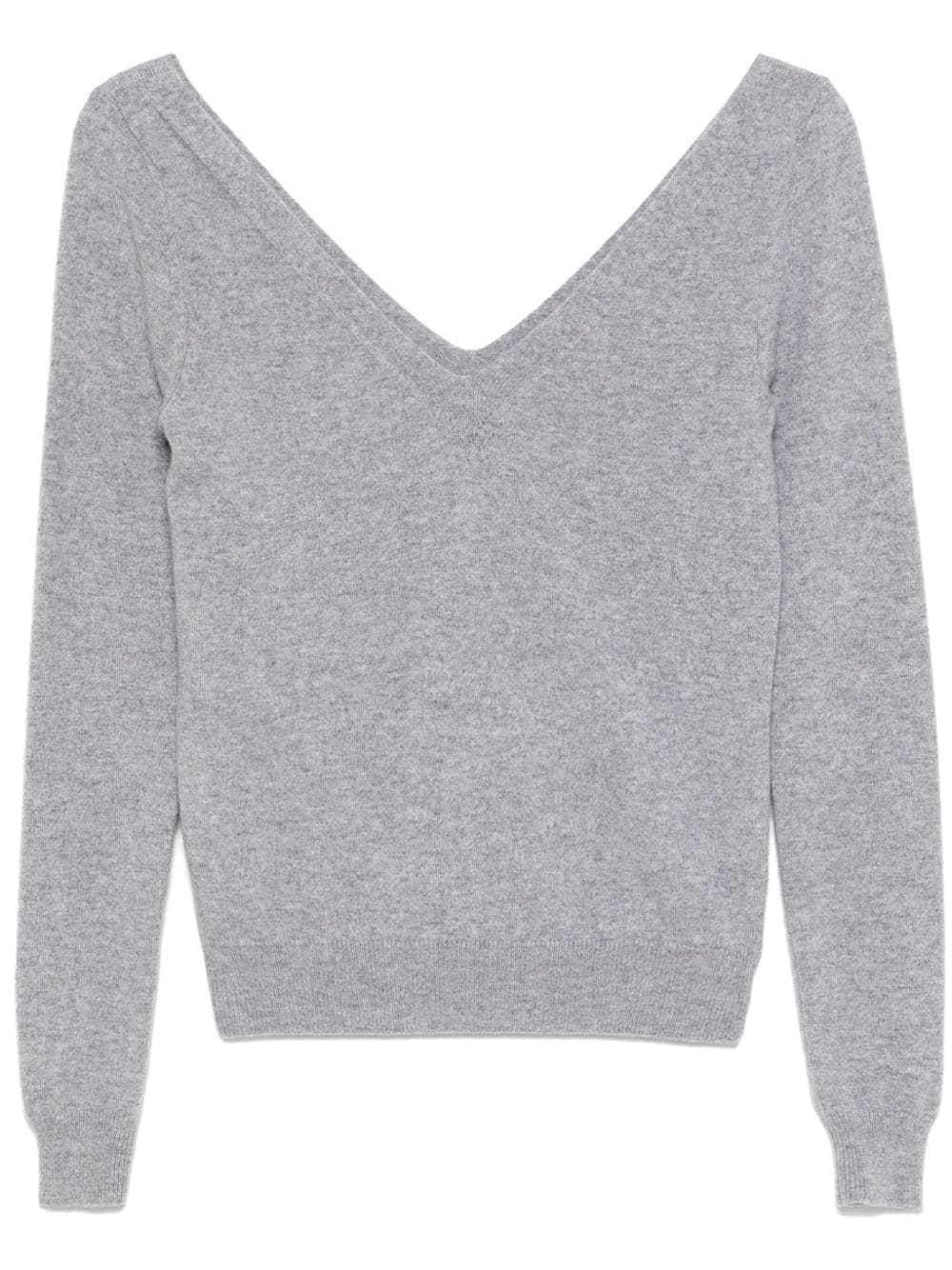 Saint Laurent v-neck cashmere sweater - Grey von Saint Laurent