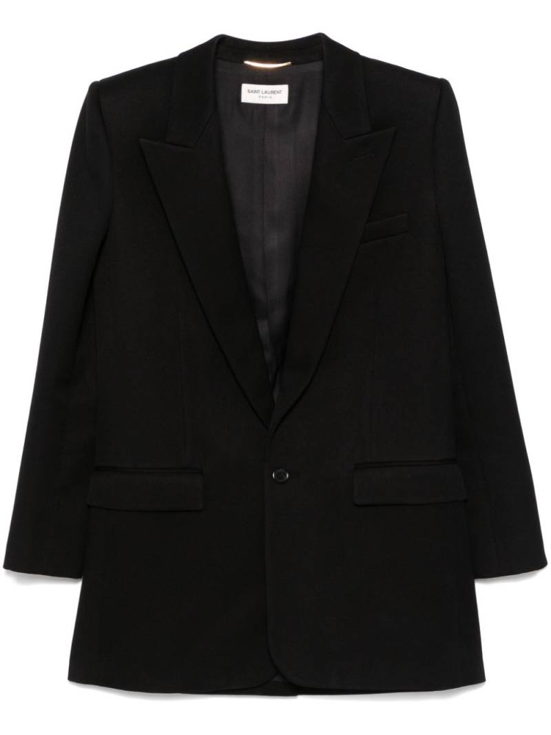 Saint Laurent wool blazer - Black von Saint Laurent