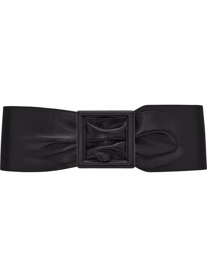 Saint Laurent wrapped corset belt - Black von Saint Laurent