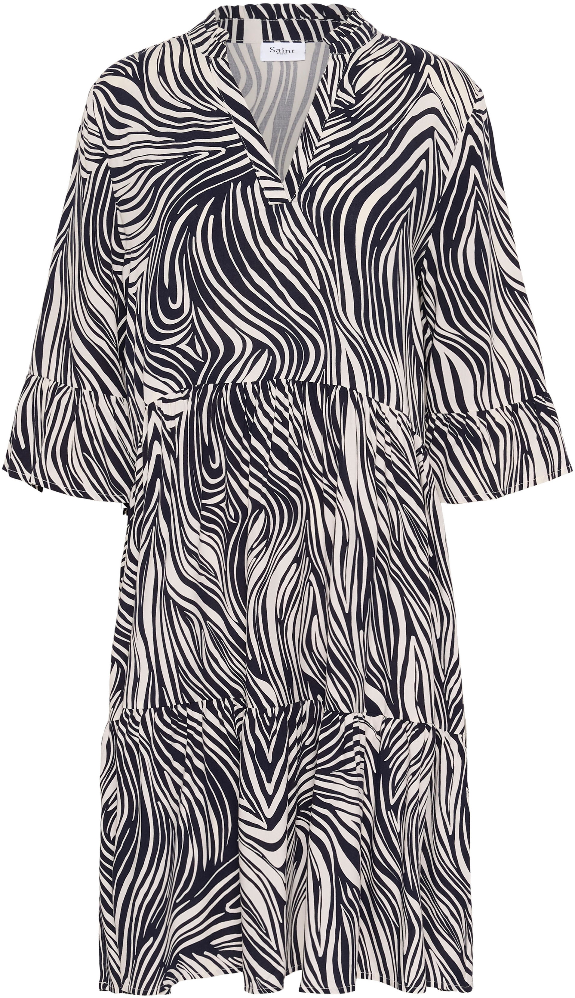 Saint Tropez Blusenkleid »EdaSZ Dress«, mit Volant und 3/4 Ärmel Saint Tropez Blusenkleid »EdaSZ Dress«, mit Volant und 3/4 Ärmel von Saint Tropez