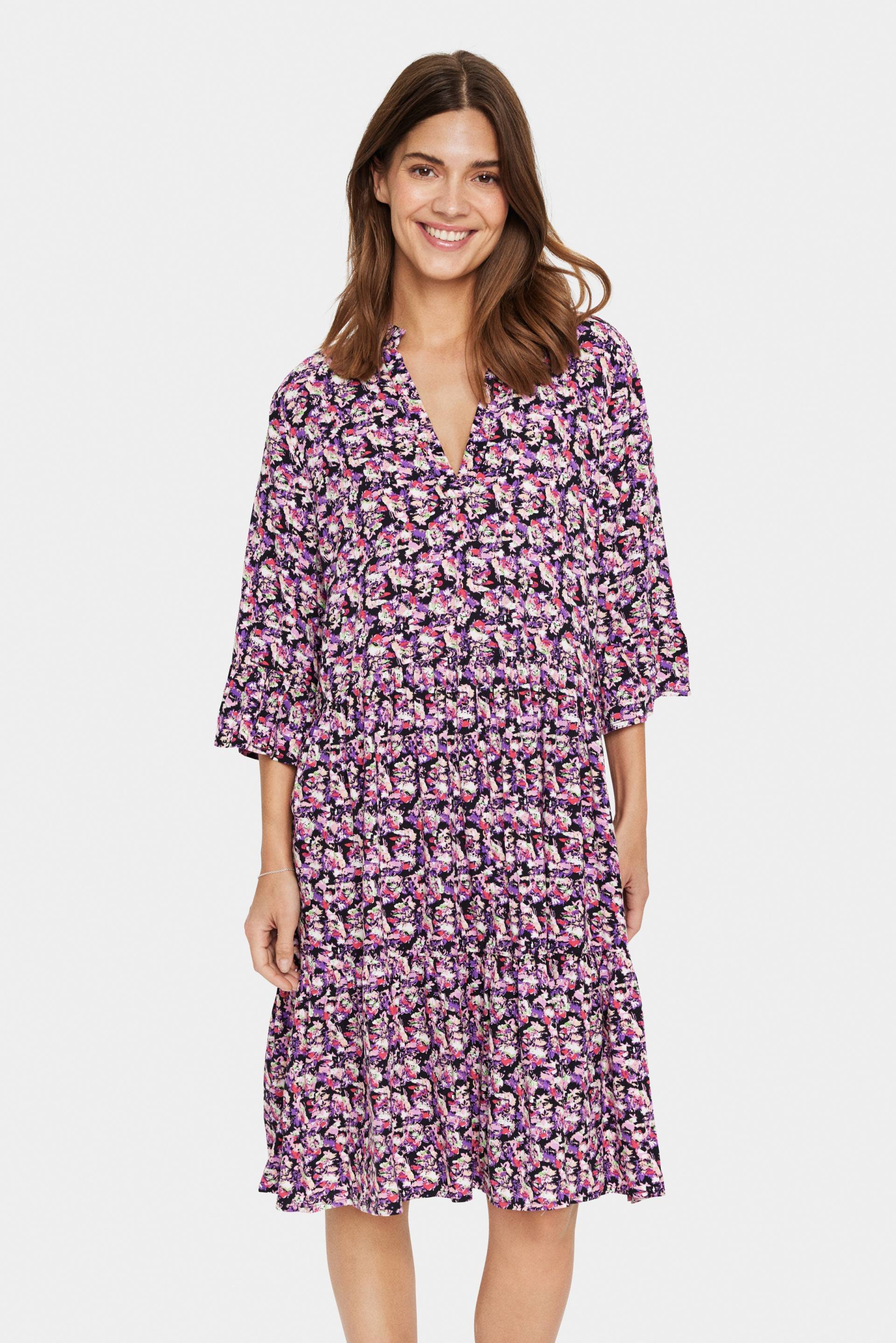 Saint Tropez Blusenkleid »EdaSZ Dress«, mit Volant und 3/4 Ärmel Saint Tropez Blusenkleid »EdaSZ Dress«, mit Volant und 3/4 Ärmel von Saint Tropez