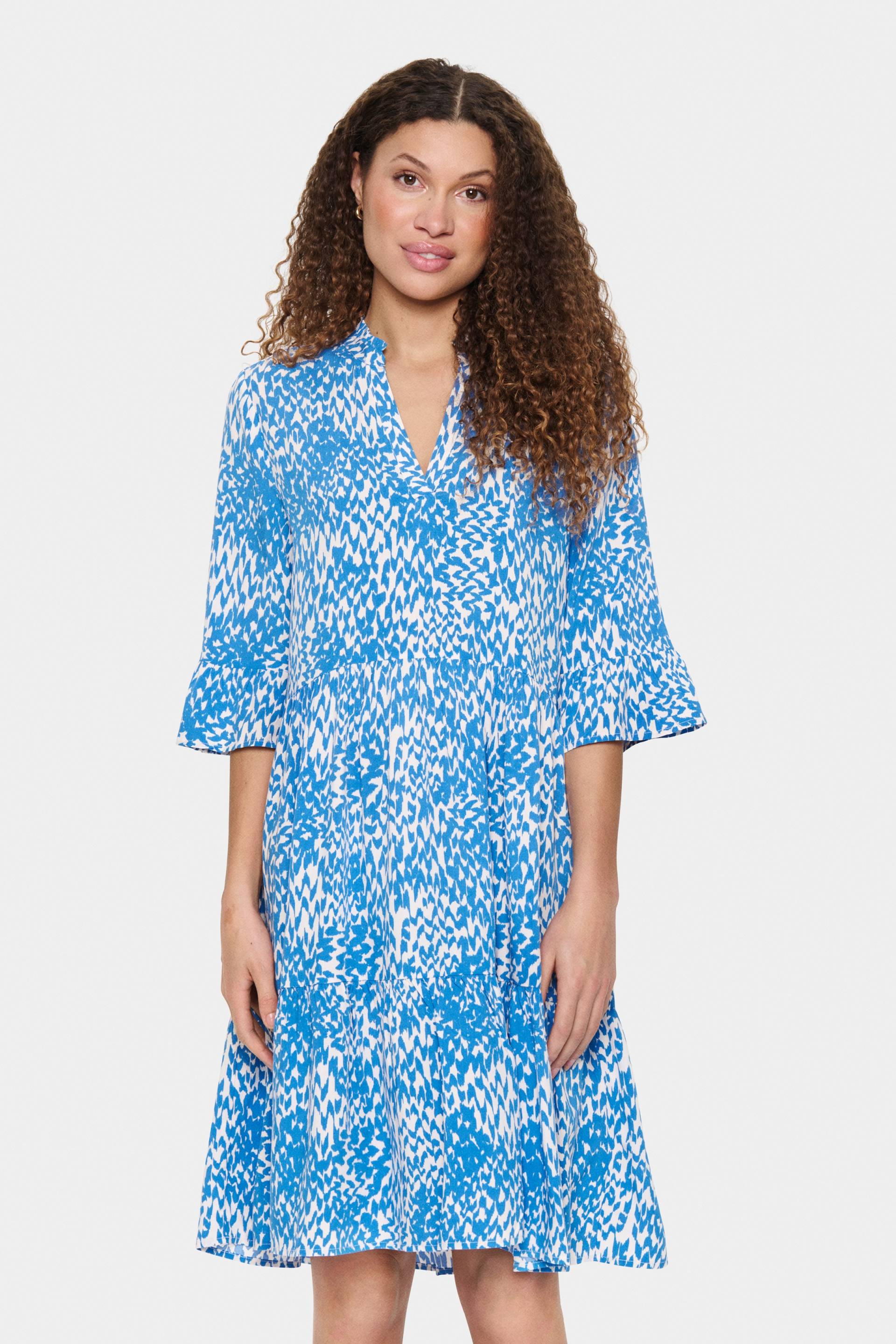 Saint Tropez Blusenkleid »EdaSZ Dress«, mit Volant und 3/4 Ärmel von Saint Tropez