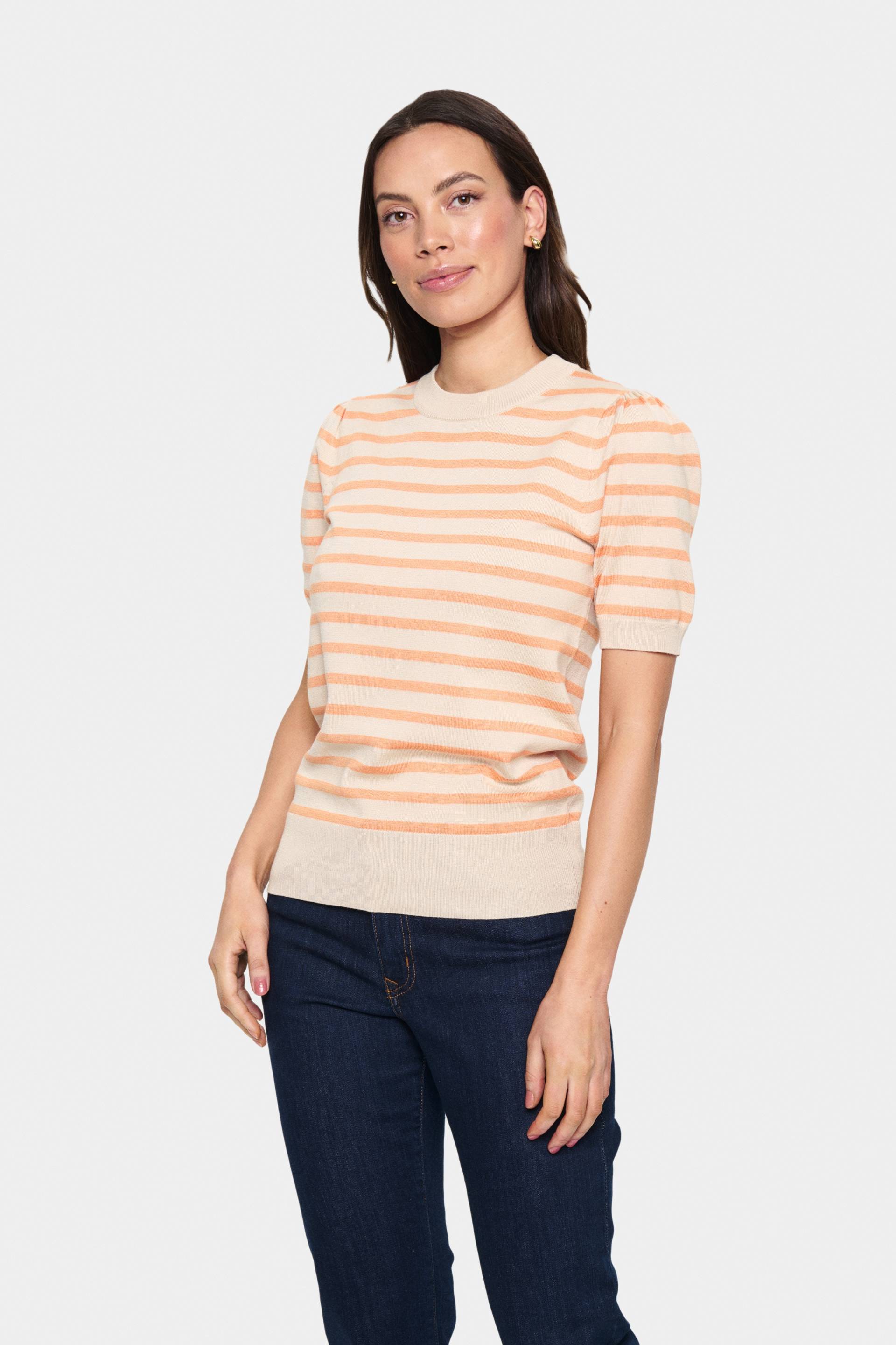 Saint Tropez Kurzarmpullover »MilaSZ SS Striped« Saint Tropez Kurzarmpullover »MilaSZ SS Striped« von Saint Tropez