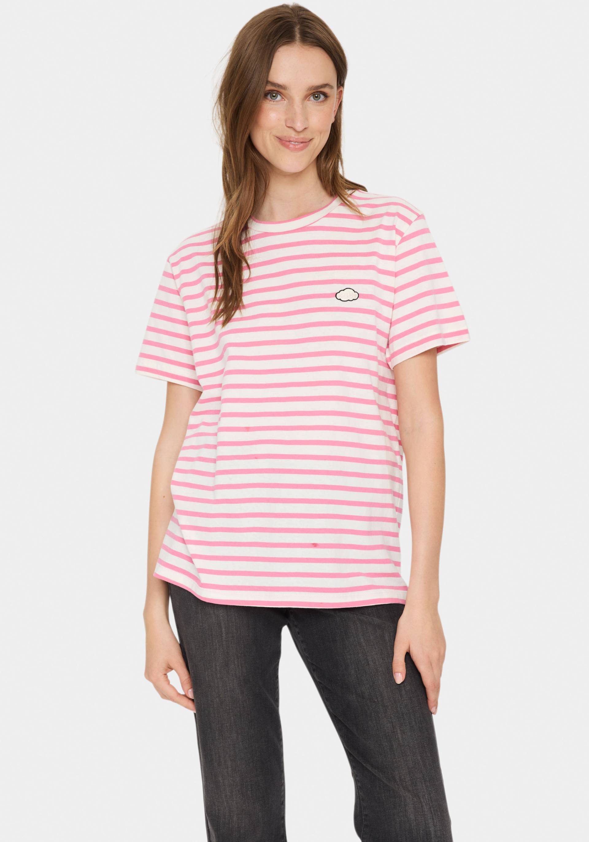 Saint Tropez T-Shirt »GanikaSZ T-Shirt«, mit kleiner Stickerei Saint Tropez T-Shirt »GanikaSZ T-Shirt«, mit kleiner Stickerei von Saint Tropez