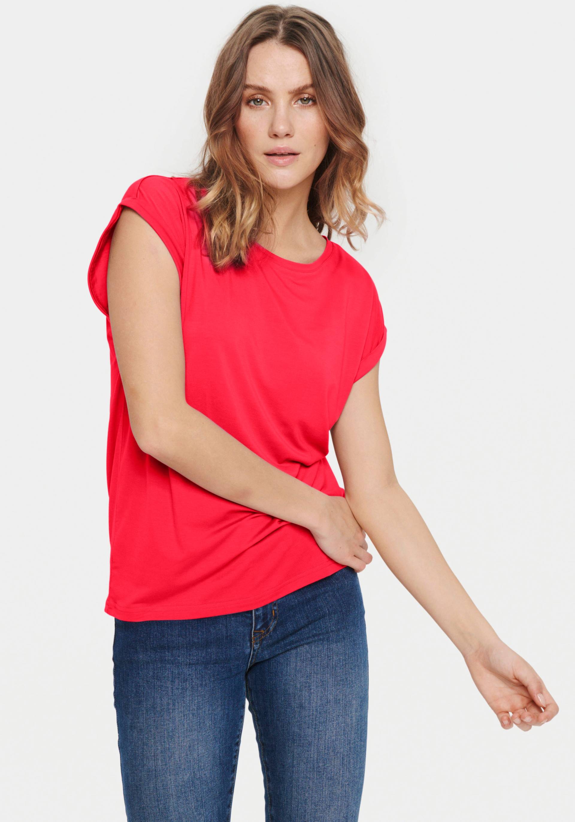 Saint Tropez Kurzarmshirt »U1520, AdeliaSZ T-Shirt« Saint Tropez Kurzarmshirt »U1520, AdeliaSZ T-Shirt« von Saint Tropez