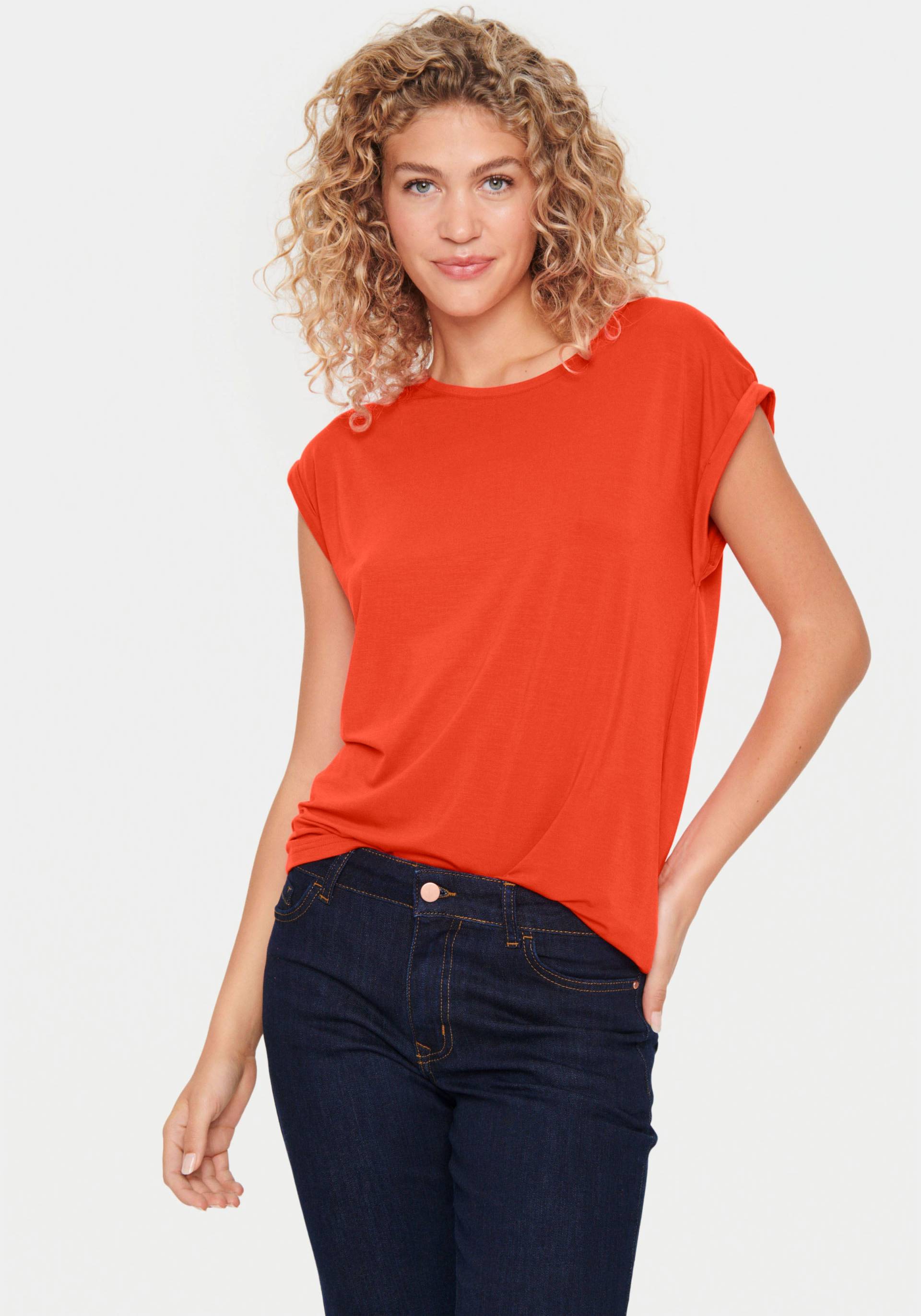 Saint Tropez Kurzarmshirt »U1520, AdeliaSZ T-Shirt« Saint Tropez Kurzarmshirt »U1520, AdeliaSZ T-Shirt« von Saint Tropez