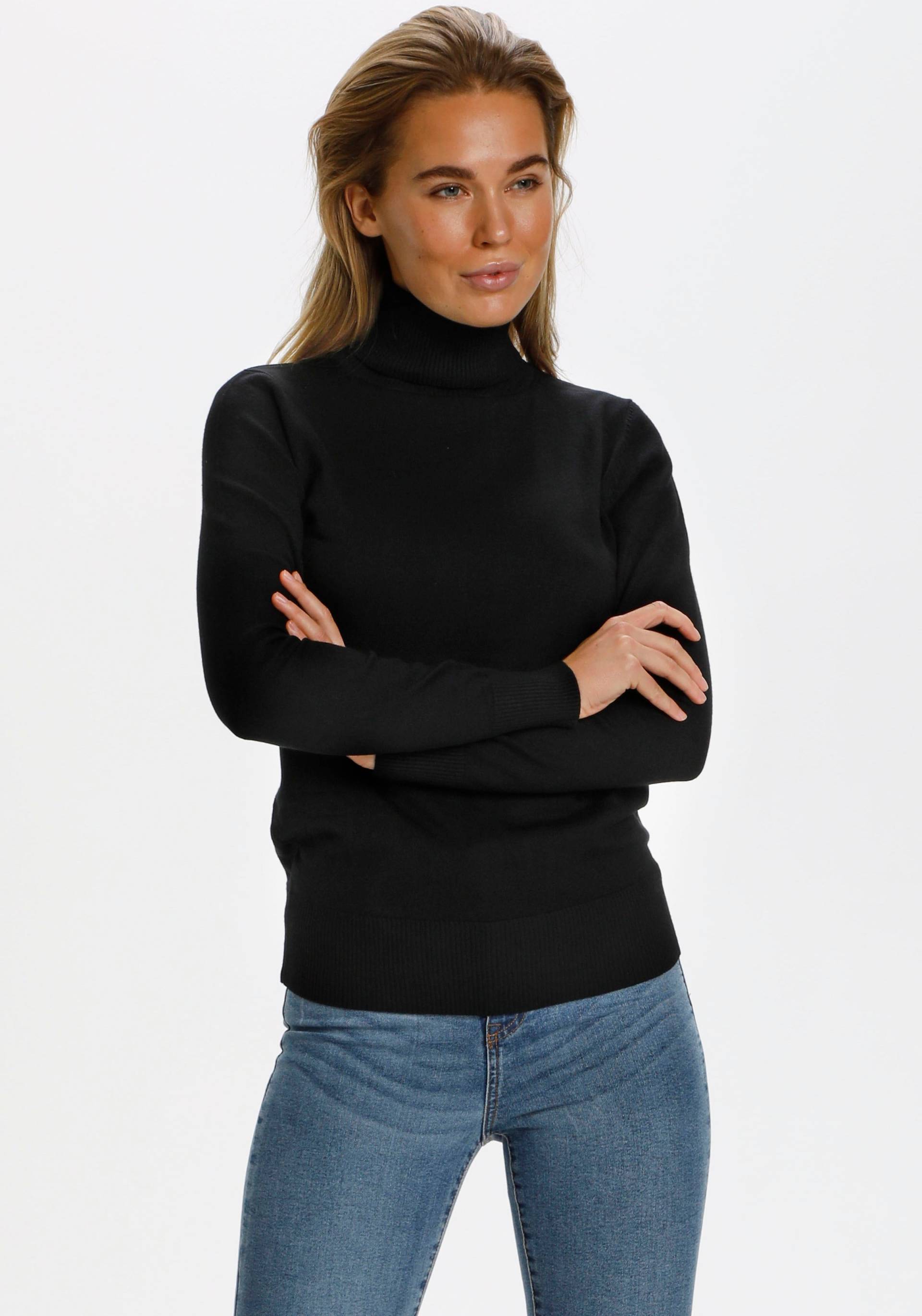 Saint Tropez Rollkragenpullover »MilaSZ J2046«, mit Viskose von Saint Tropez