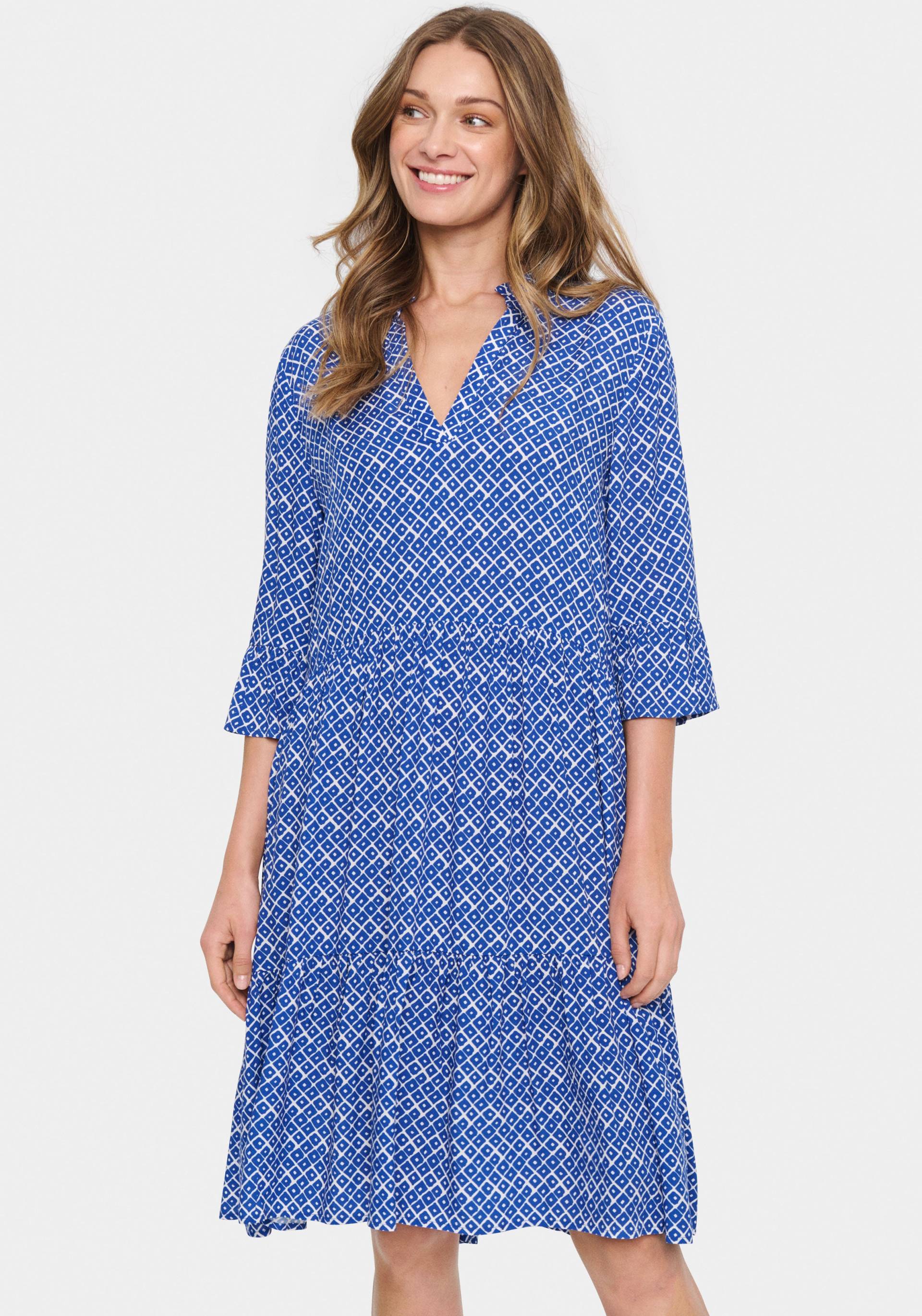 Saint Tropez Blusenkleid »EdaSZ Dress«, mit Volant und 3/4 Ärmel Saint Tropez Blusenkleid »EdaSZ Dress«, mit Volant und 3/4 Ärmel von Saint Tropez