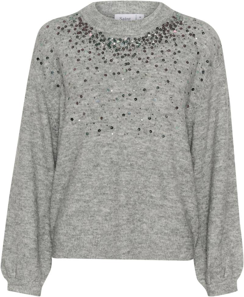 Saint Tropez Strickpullover »BarbelSZ Pullover«, mit Pailletten von Saint Tropez