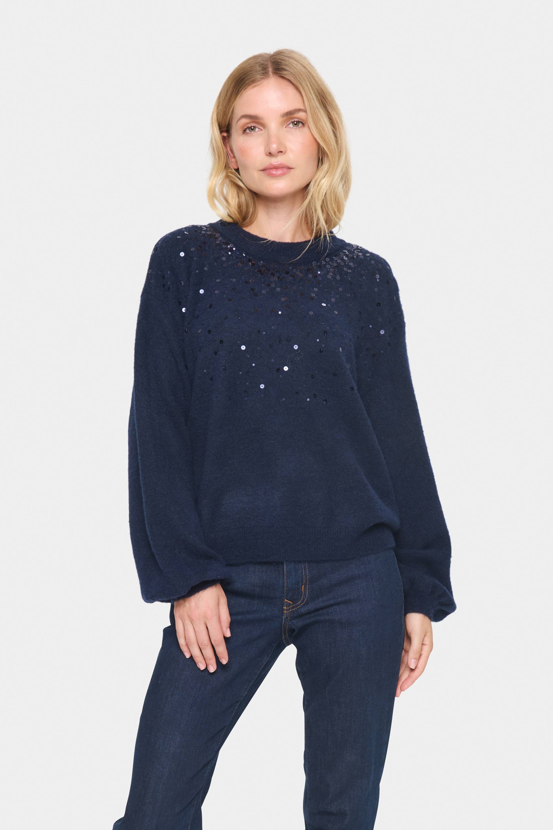 Saint Tropez Strickpullover »BarbelSZ Pullover«, mit Pailletten Saint Tropez Strickpullover »BarbelSZ Pullover«, mit Pailletten von Saint Tropez