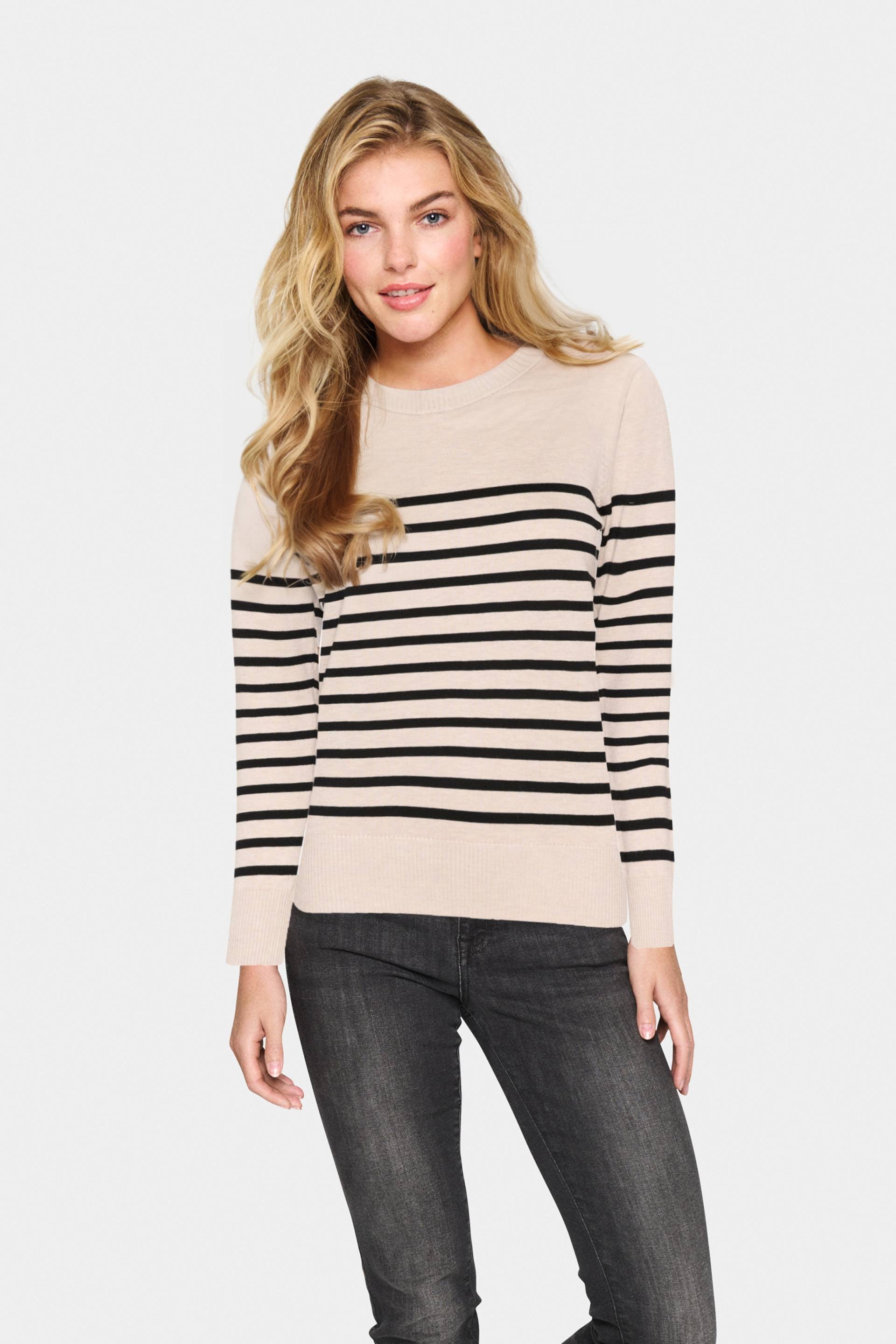 Saint Tropez Strickpullover »MilaSZ LS Striped« von Saint Tropez