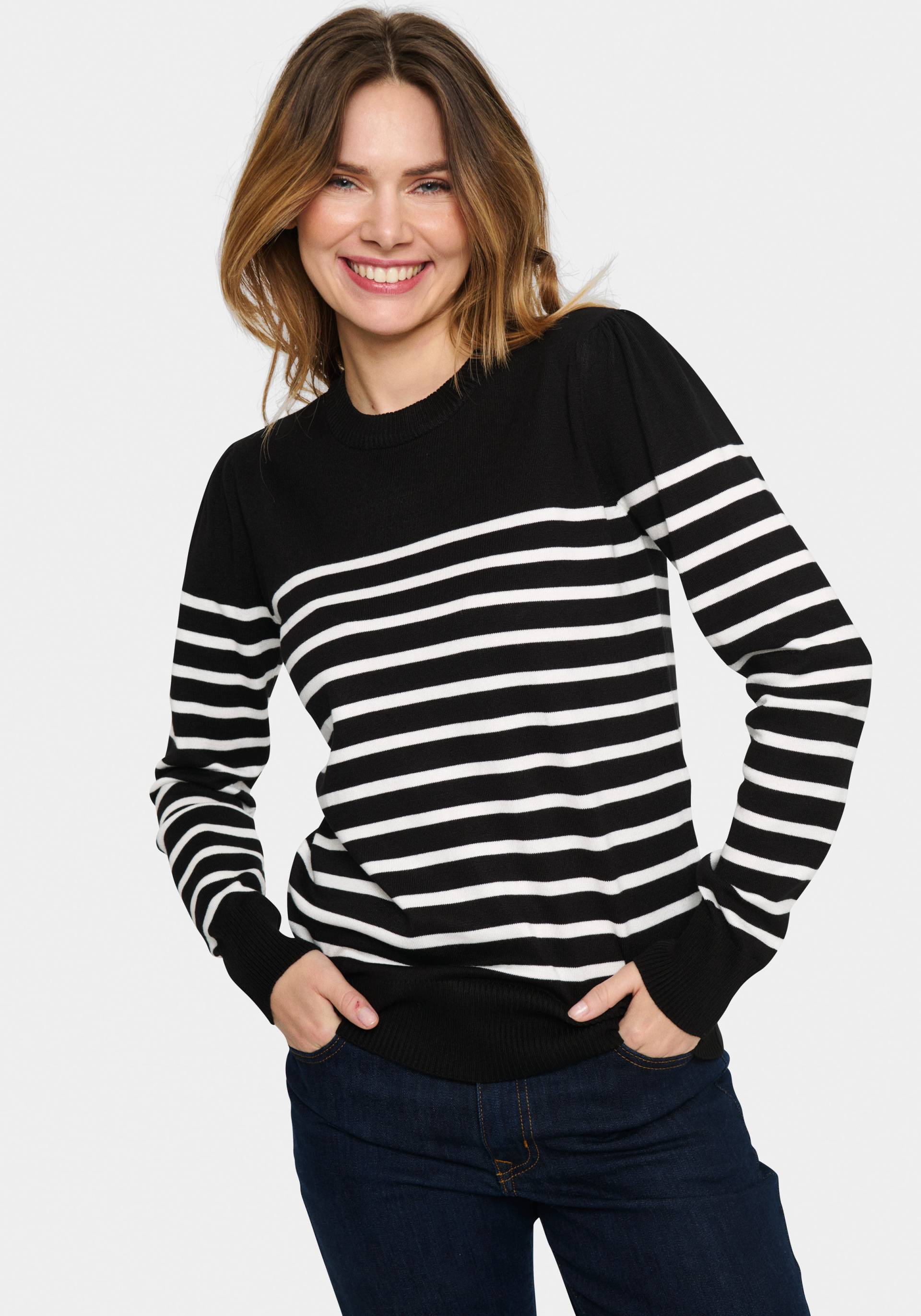 Saint Tropez Strickpullover »MilaSZ LS Striped« von Saint Tropez