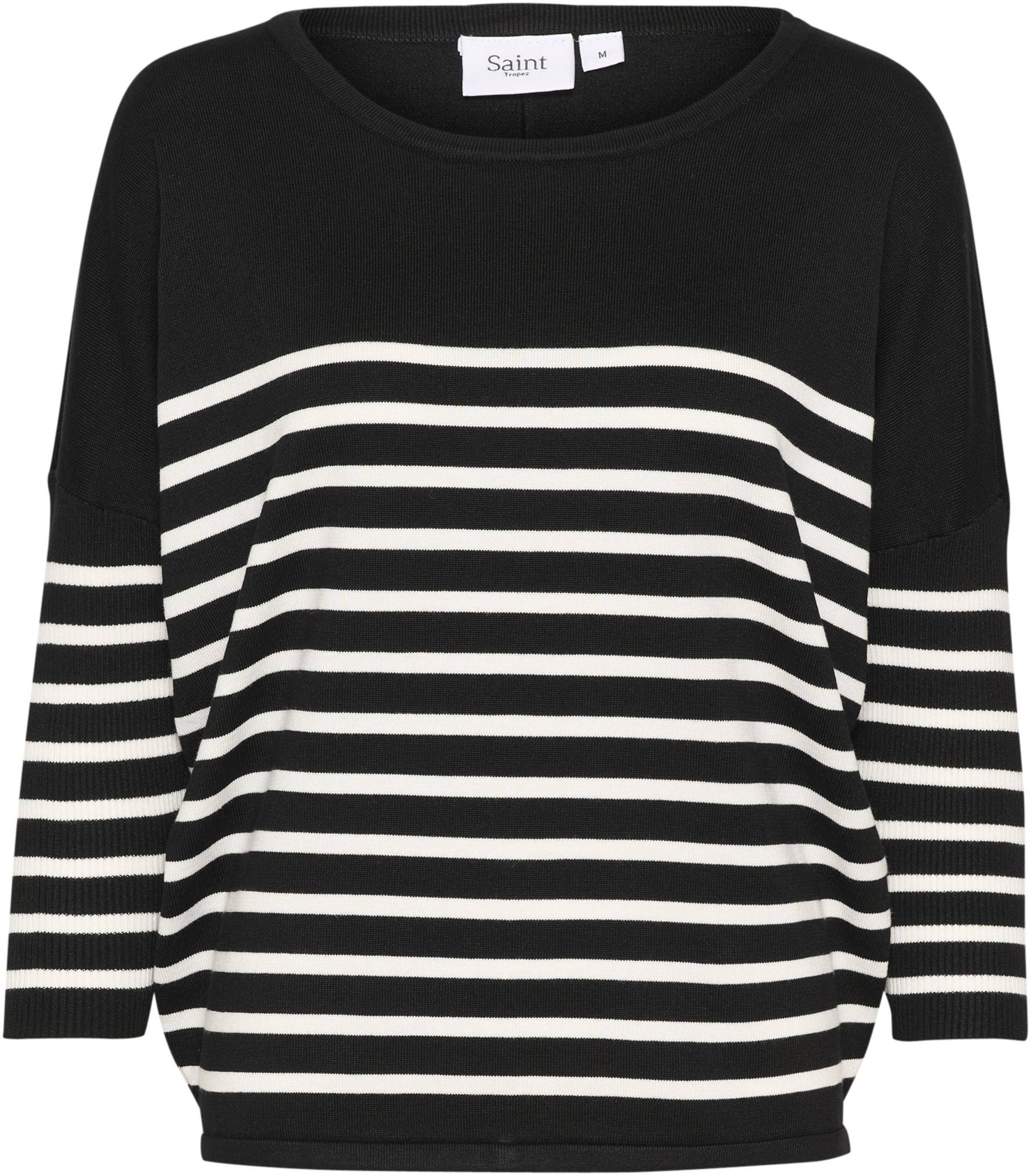 Saint Tropez Strickpullover »MilaSZ R-neck Stripe« von Saint Tropez