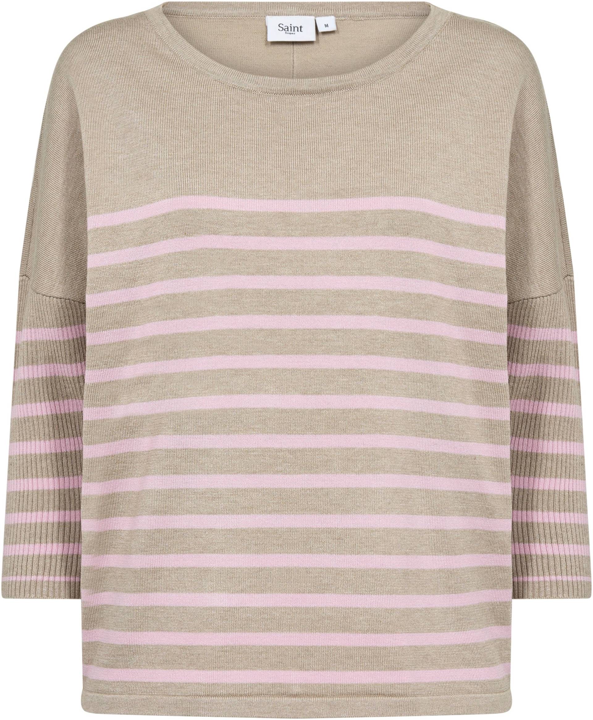 Saint Tropez Strickpullover »MilaSZ R-neck Stripe« von Saint Tropez