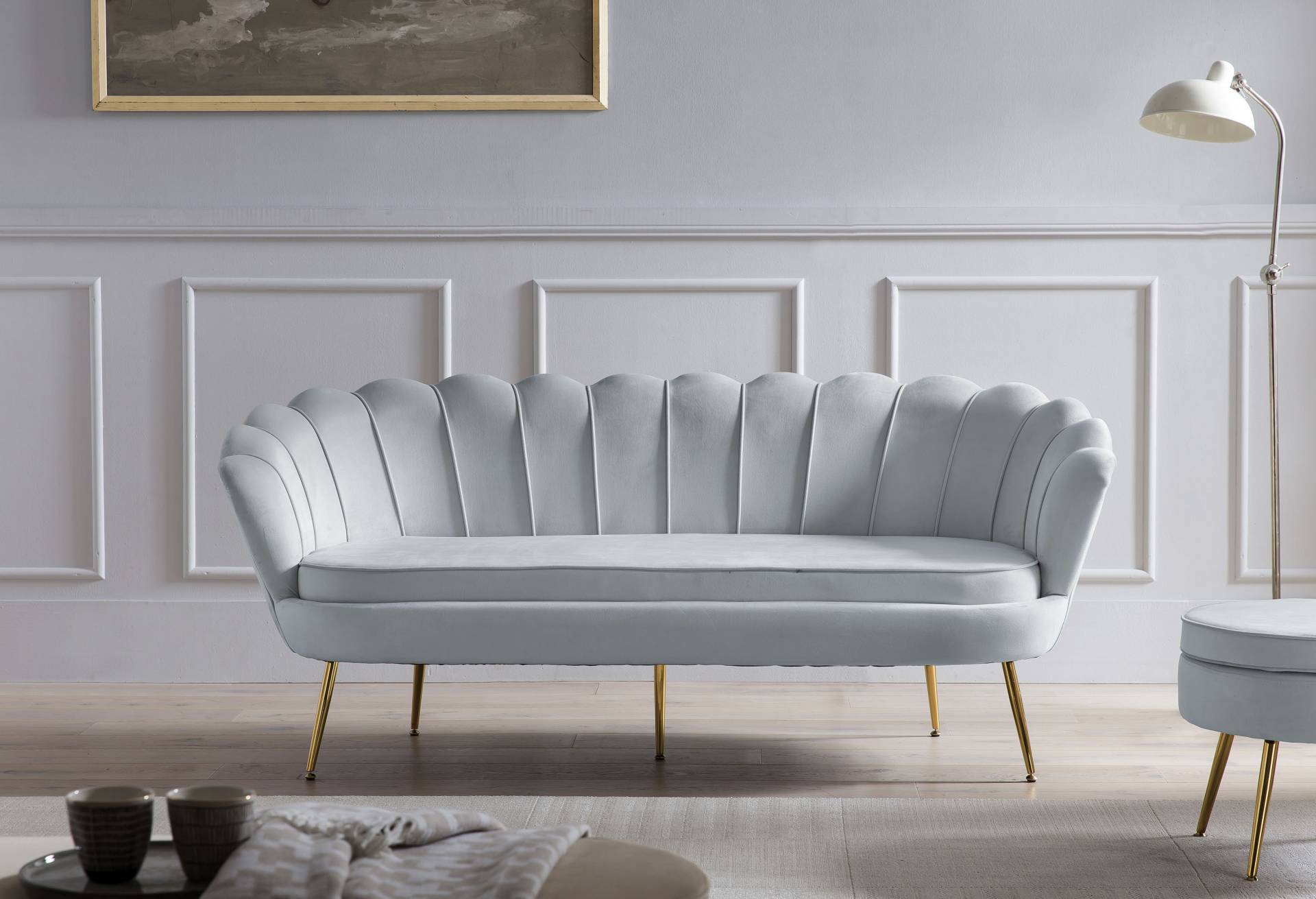 SalesFever 3-Sitzer »Clam«, extravagantes Muscheldesign, Breite 180 cm SalesFever 3-Sitzer »Clam«, extravagantes Muscheldesign, Breite 180 cm von SalesFever