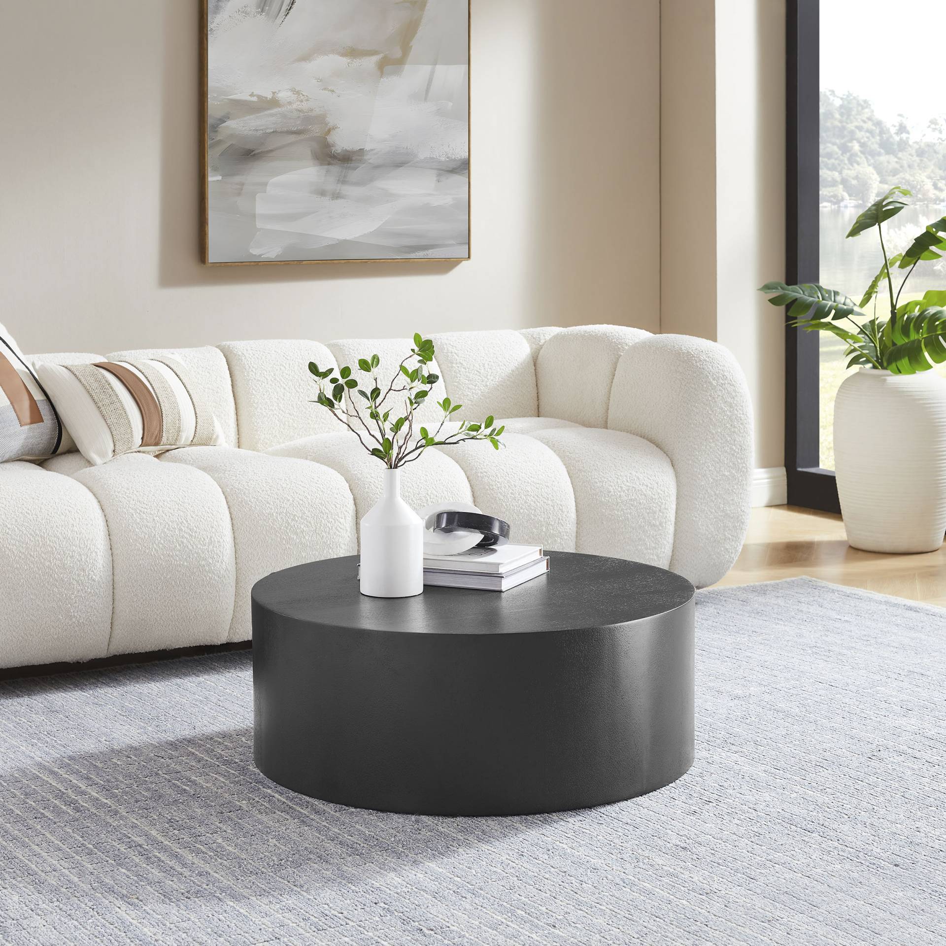 SalesFever Couchtisch, (1 St.), mit Holzfurnier von SalesFever