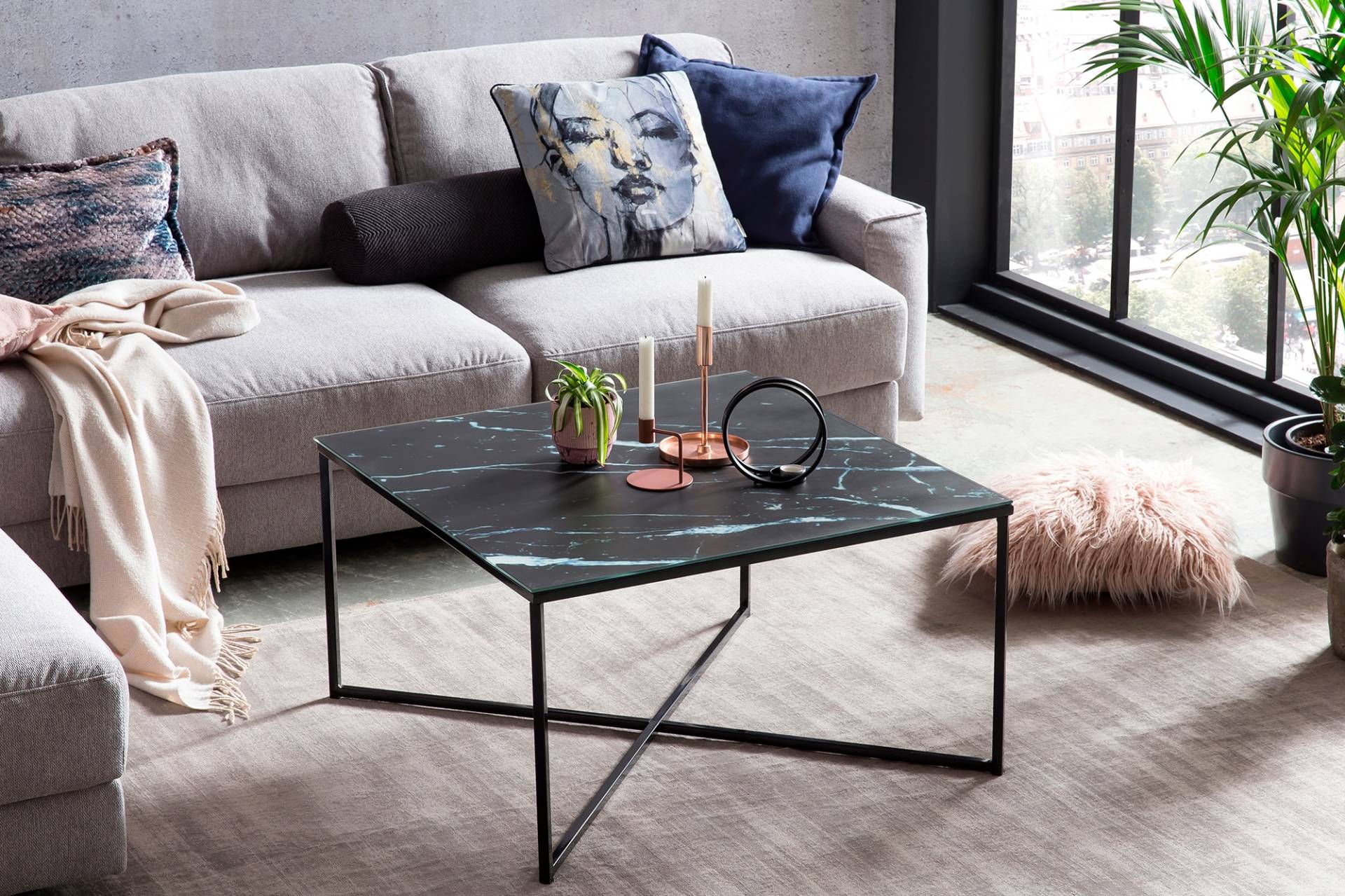 SalesFever Couchtisch, Tischplatte in Marmoroptik SalesFever Couchtisch, Tischplatte in Marmoroptik von SalesFever