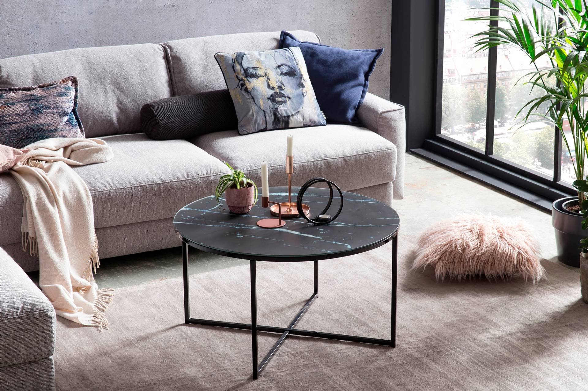 SalesFever Couchtisch, Tischplatte in Marmoroptik SalesFever Couchtisch, Tischplatte in Marmoroptik von SalesFever