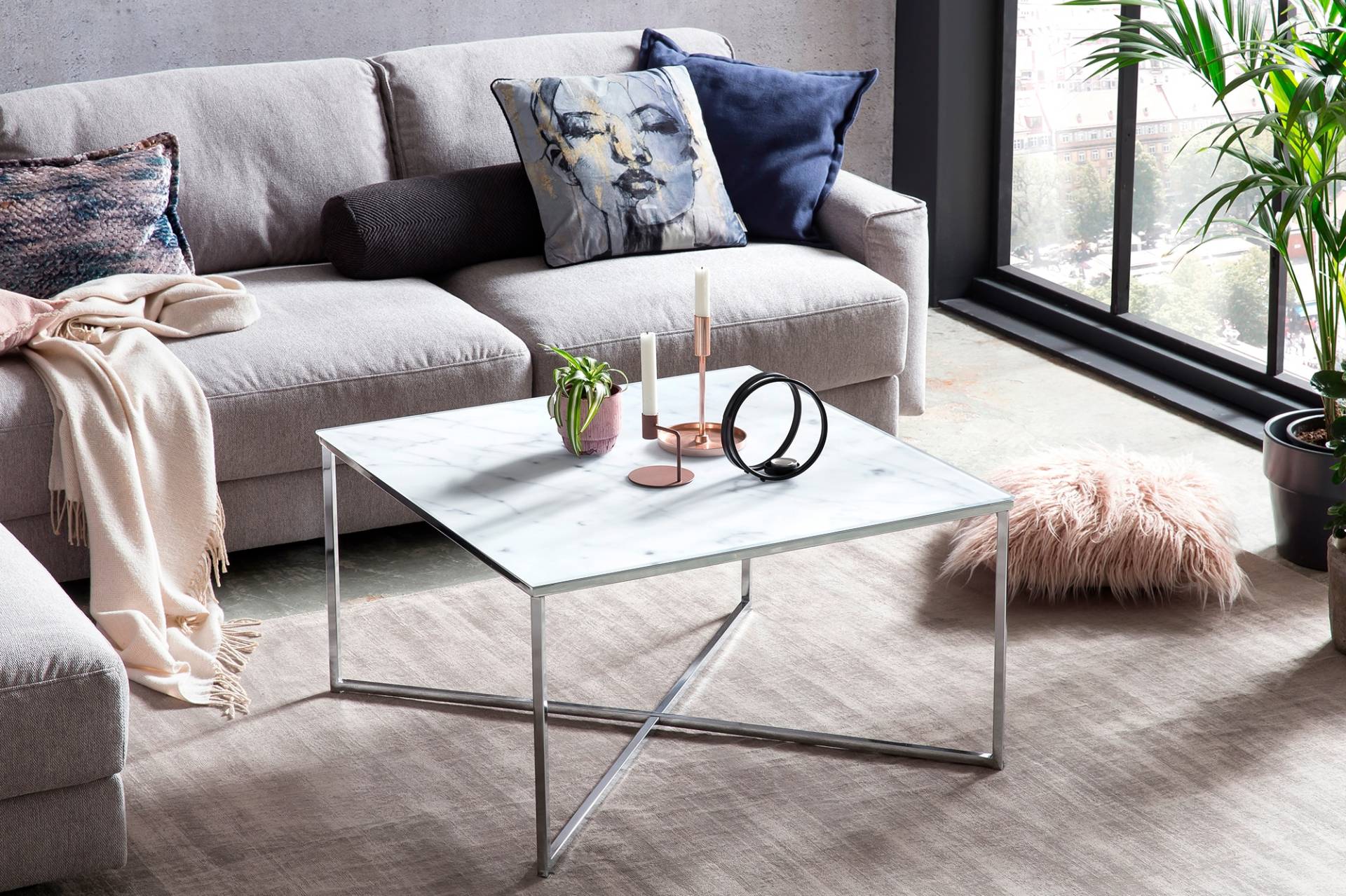 SalesFever Couchtisch, Tischplatte in Marmoroptik SalesFever Couchtisch, Tischplatte in Marmoroptik von SalesFever
