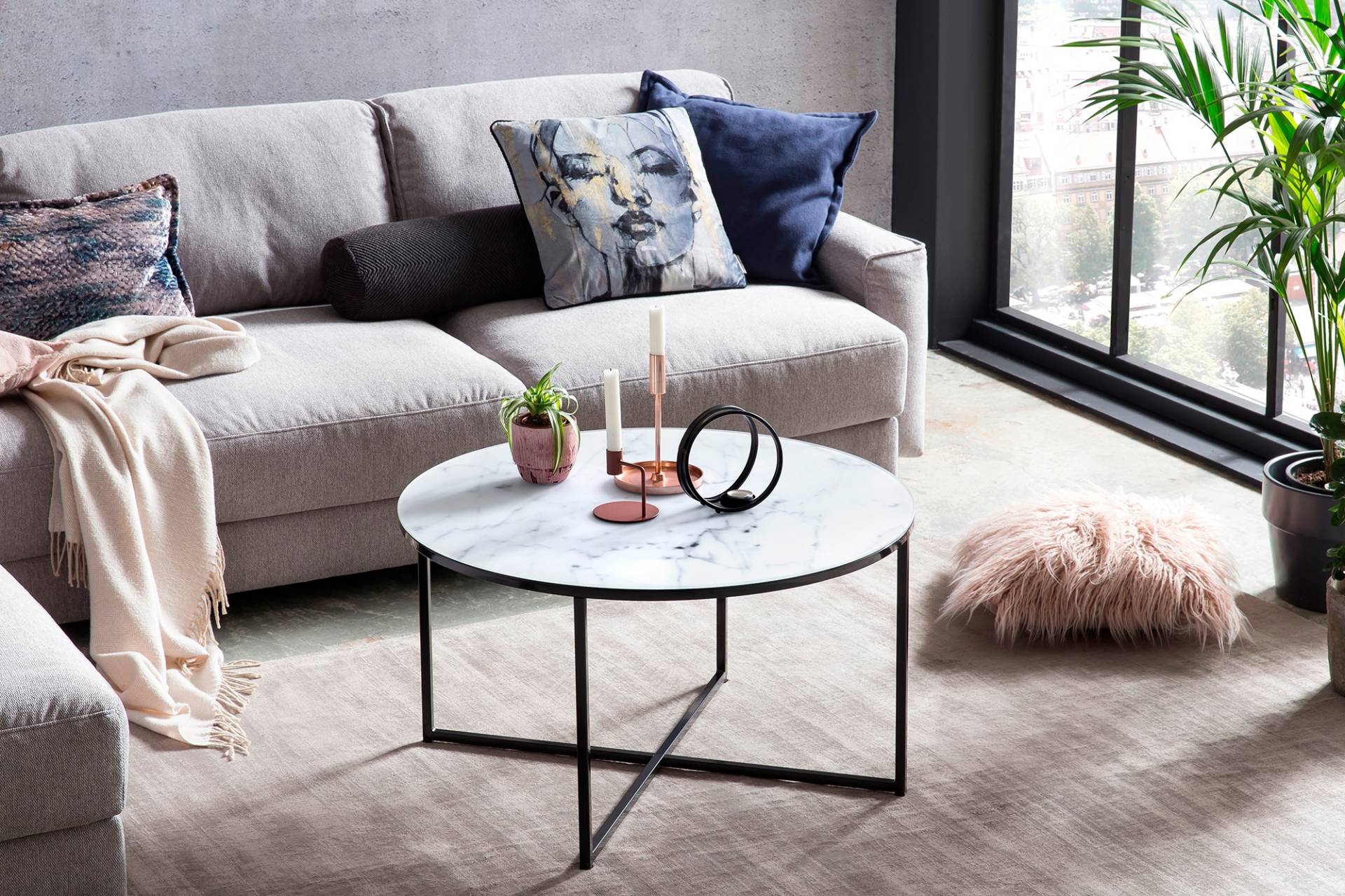 SalesFever Couchtisch, Tischplatte in Marmoroptik SalesFever Couchtisch, Tischplatte in Marmoroptik von SalesFever