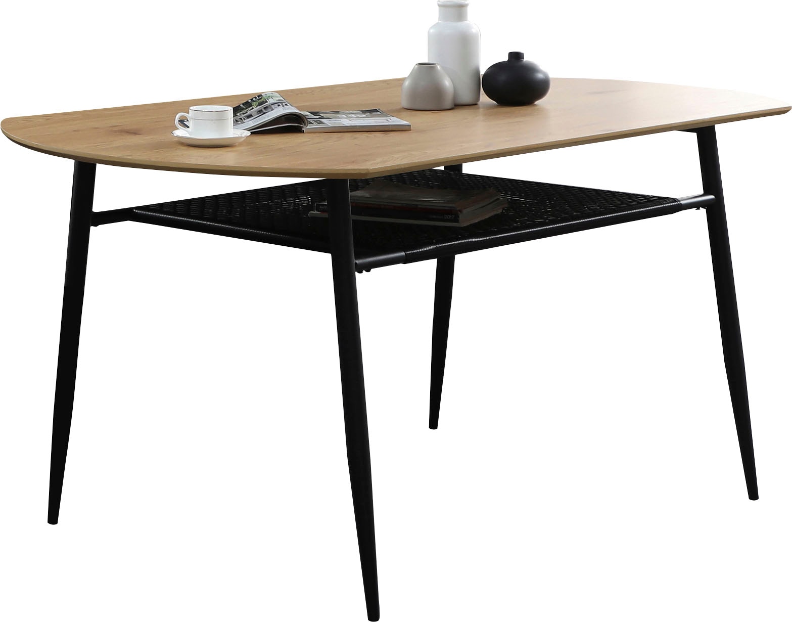 SalesFever Esstisch, Ablagefläche aus Metall und Polyrattan SalesFever Esstisch, Ablagefläche aus Metall und Polyrattan von SalesFever