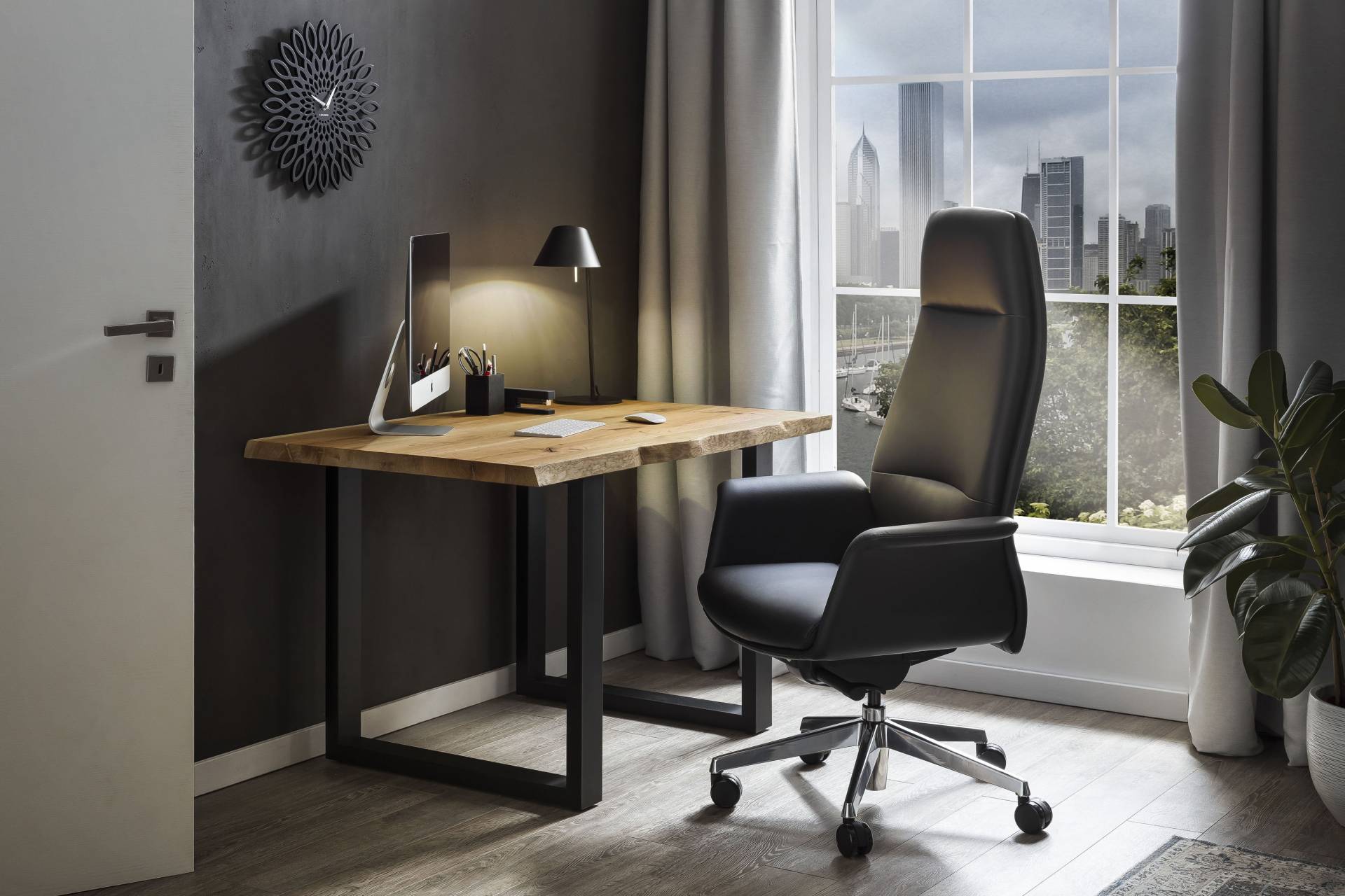 SalesFever Schreibtisch, echte Baumkante, Home office Laptoptisch SalesFever Schreibtisch, echte Baumkante, Home office Laptoptisch von SalesFever