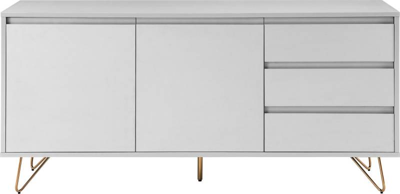 SalesFever Sideboard, mit Hairpin Beinen, Anrichte mit matter Lackierung, in modernen Farben von SalesFever