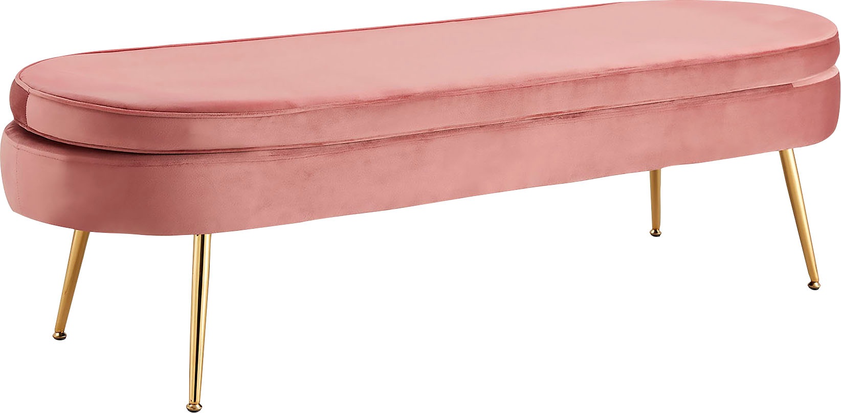 SalesFever Polsterbank »Clam«, Breite 142 cm, goldfarbene Metallbeine SalesFever Polsterbank »Clam«, Breite 142 cm, goldfarbene Metallbeine von SalesFever