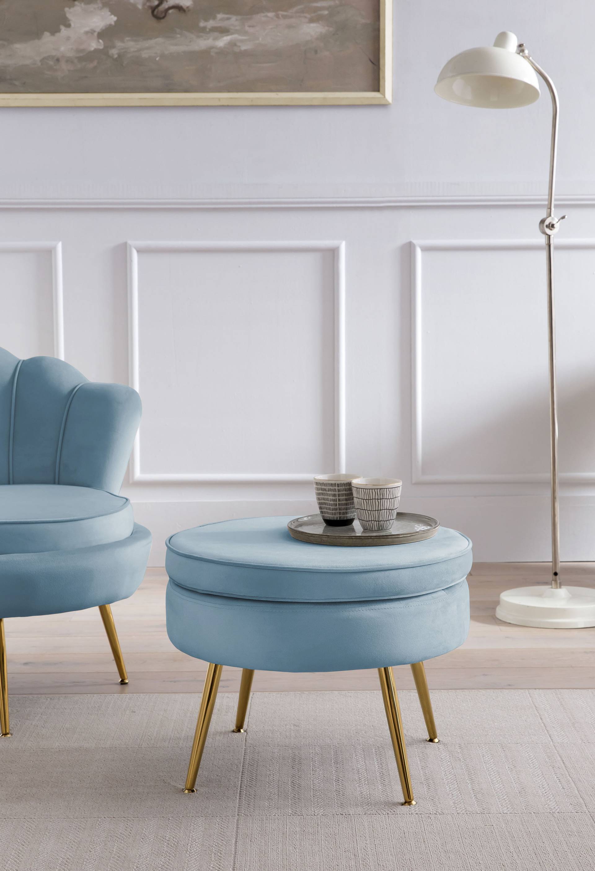 SalesFever Polsterhocker »Clam«, mit hohem Sitzkissen SalesFever Polsterhocker »Clam«, mit hohem Sitzkissen von SalesFever