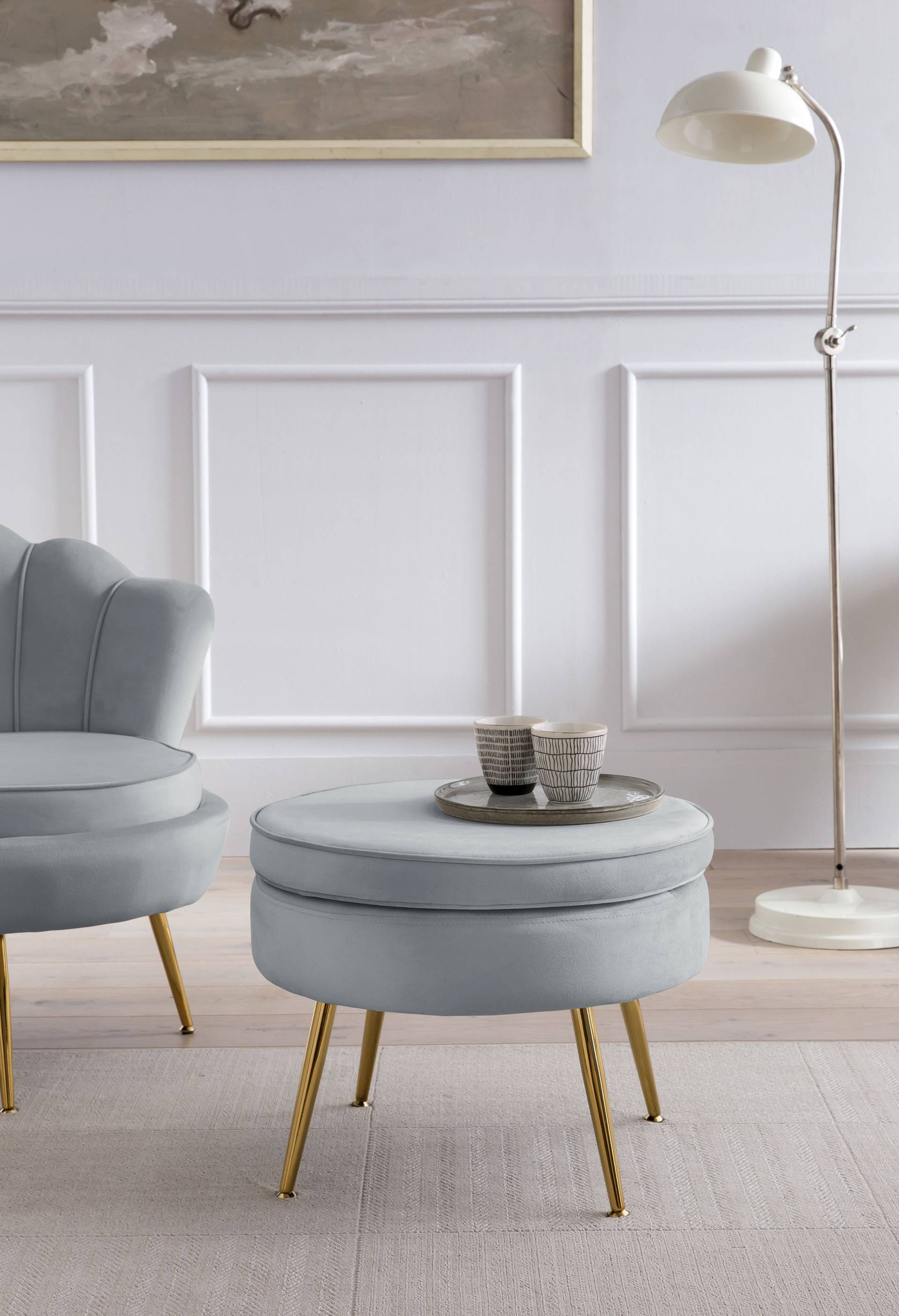 SalesFever Polsterhocker »Clam«, mit hohem Sitzkissen SalesFever Polsterhocker »Clam«, mit hohem Sitzkissen von SalesFever