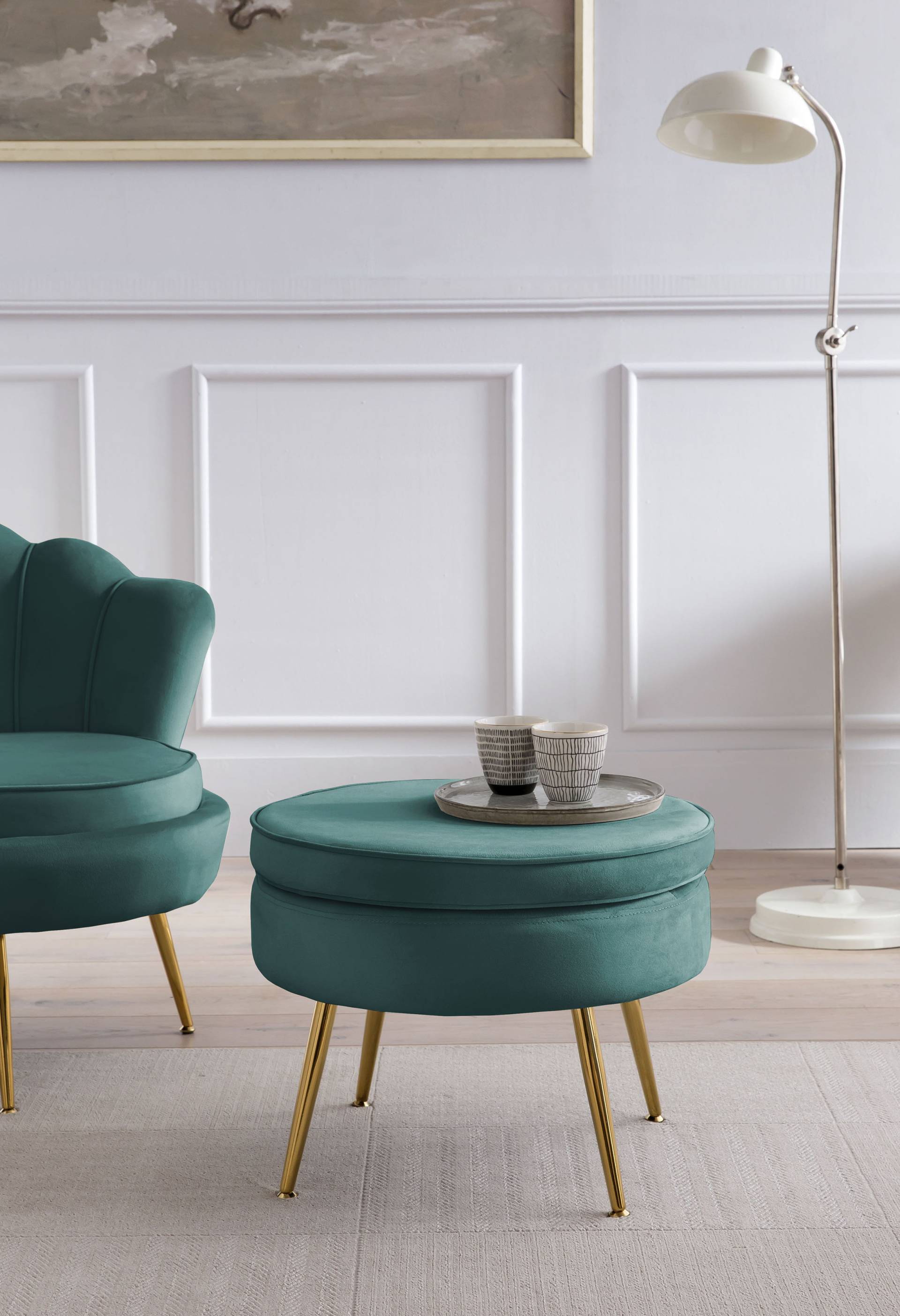 SalesFever Polsterhocker »Clam«, mit hohem Sitzkissen SalesFever Polsterhocker »Clam«, mit hohem Sitzkissen von SalesFever