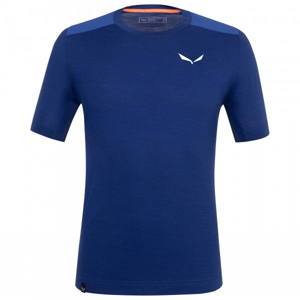 Salewa - Agner Alpine Merino T-Shirt - Merinoshirt Gr 46;48;50;52;54 blau;oliv von Salewa