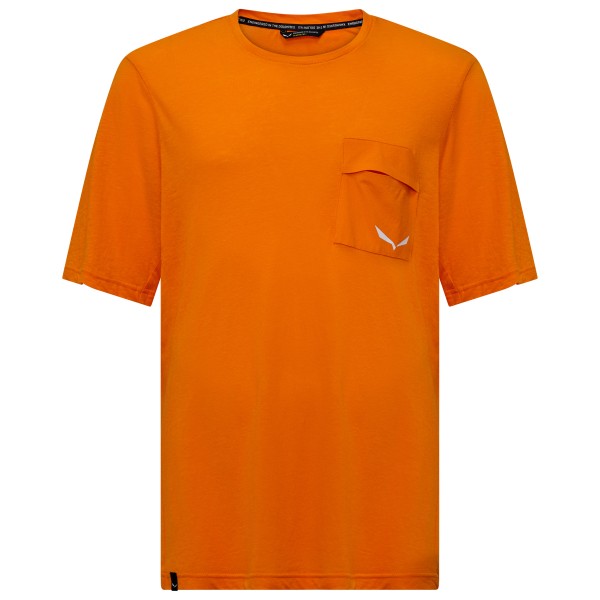 Salewa - Agner Hemp/DST T-Shirt - T-Shirt Gr 54 orange von Salewa