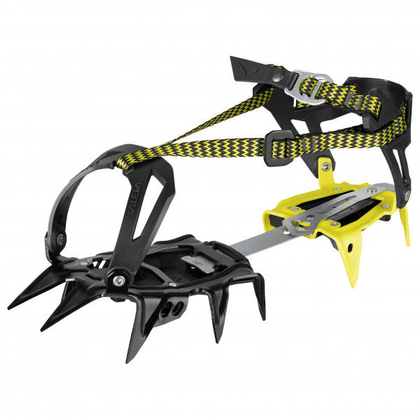 Salewa - Alpinist Walk - Steigeisen Gr One Size schwarz/gelb von Salewa