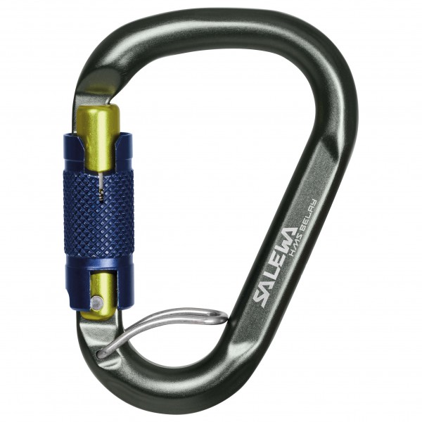 Salewa - Belay Twist Lock Karabiner - HMS-Karabiner Gr One Size grau Salewa - Belay Twist Lock Karabiner - HMS-Karabiner Gr One Size grau von Salewa