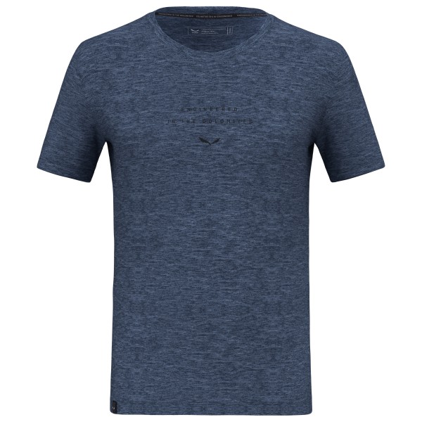 Salewa - Eagle EITD Alpine Merino T-Shirt - Merinoshirt Gr 48 blau Salewa - Eagle EITD Alpine Merino T-Shirt - Merinoshirt Gr 48 blau von Salewa