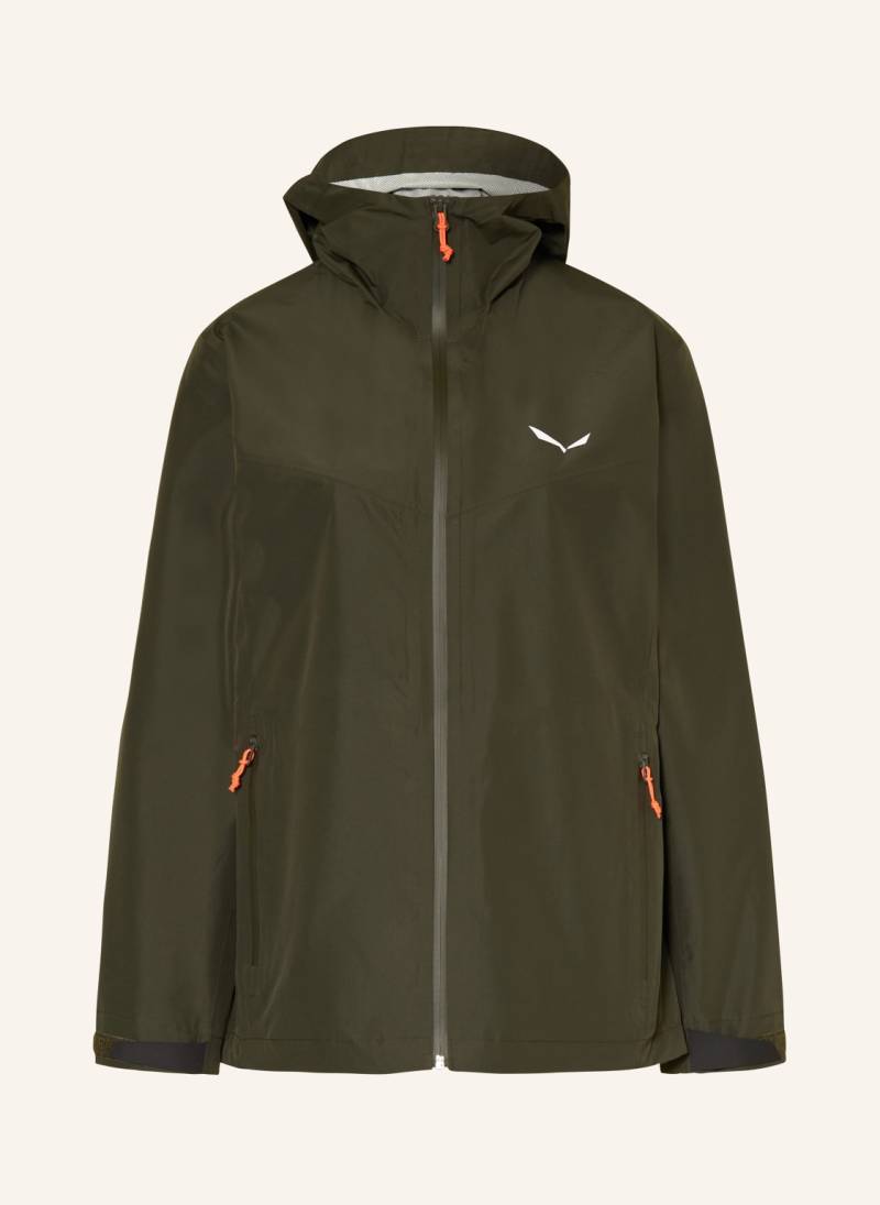 Salewa Hardshell-Jacke Puez 2.5l Ptx gruen von Salewa